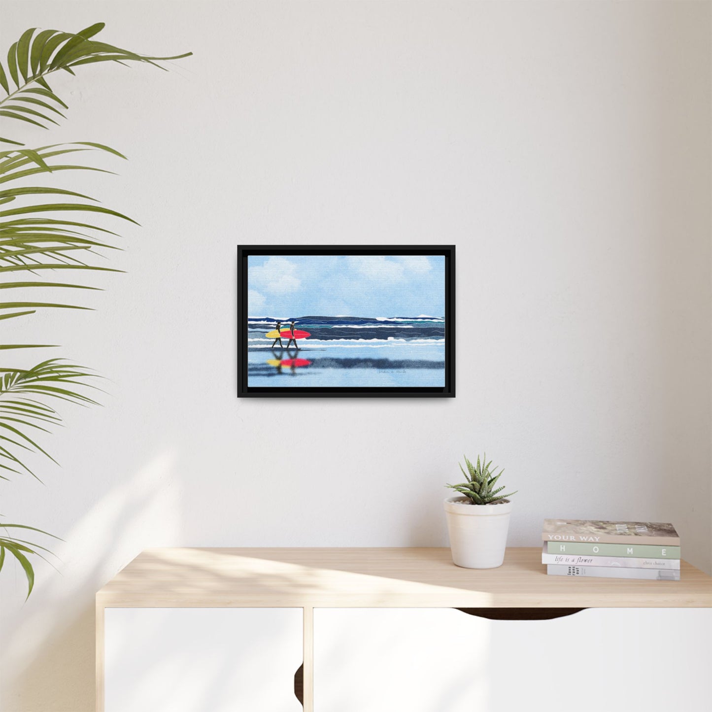 Canvas Print Surfers Wall Art