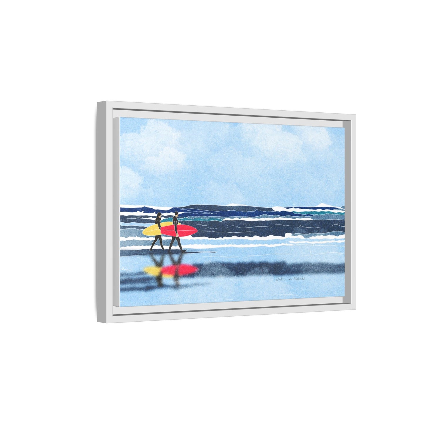 Canvas Print Surfers Wall Art
