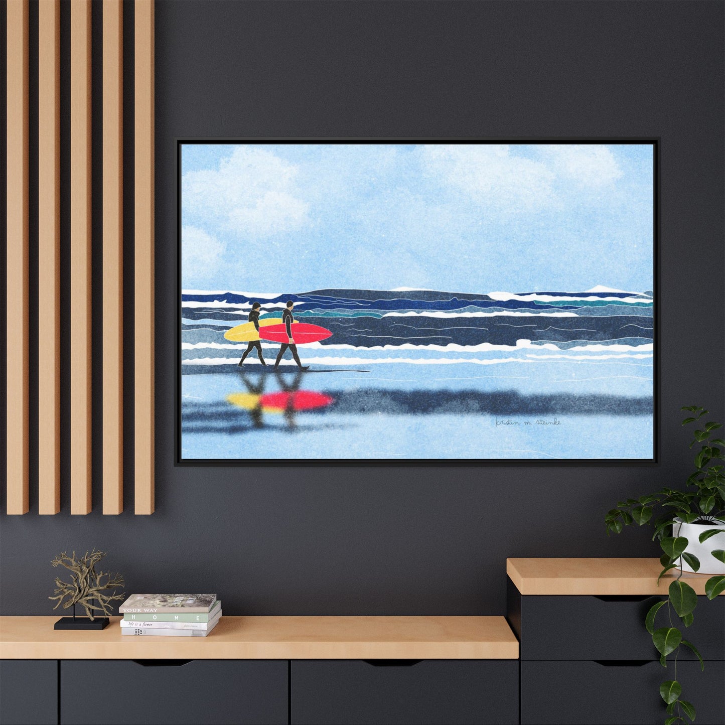 Canvas Print Surfers Wall Art