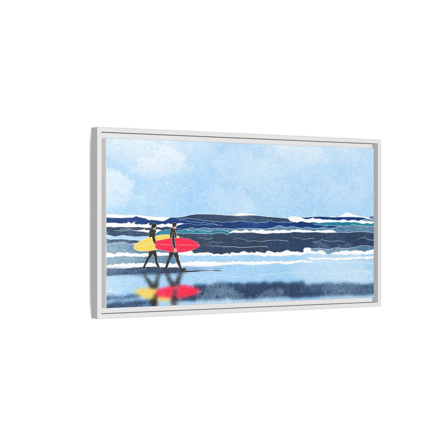 Canvas Print Surfers Wall Art