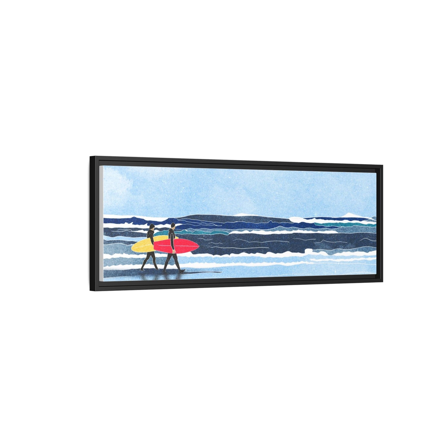 Canvas Print Surfers Wall Art