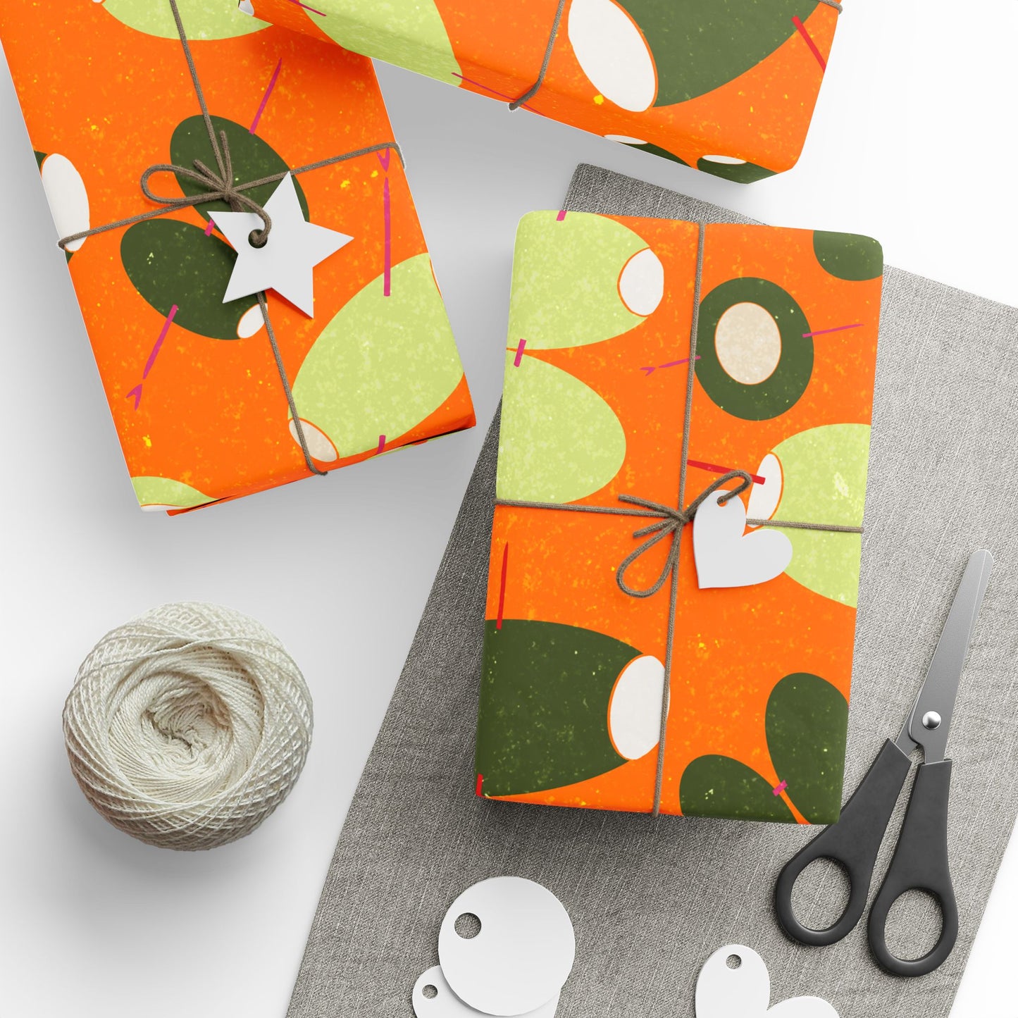 Gift Wrap Papers - stuffed cocktail olives