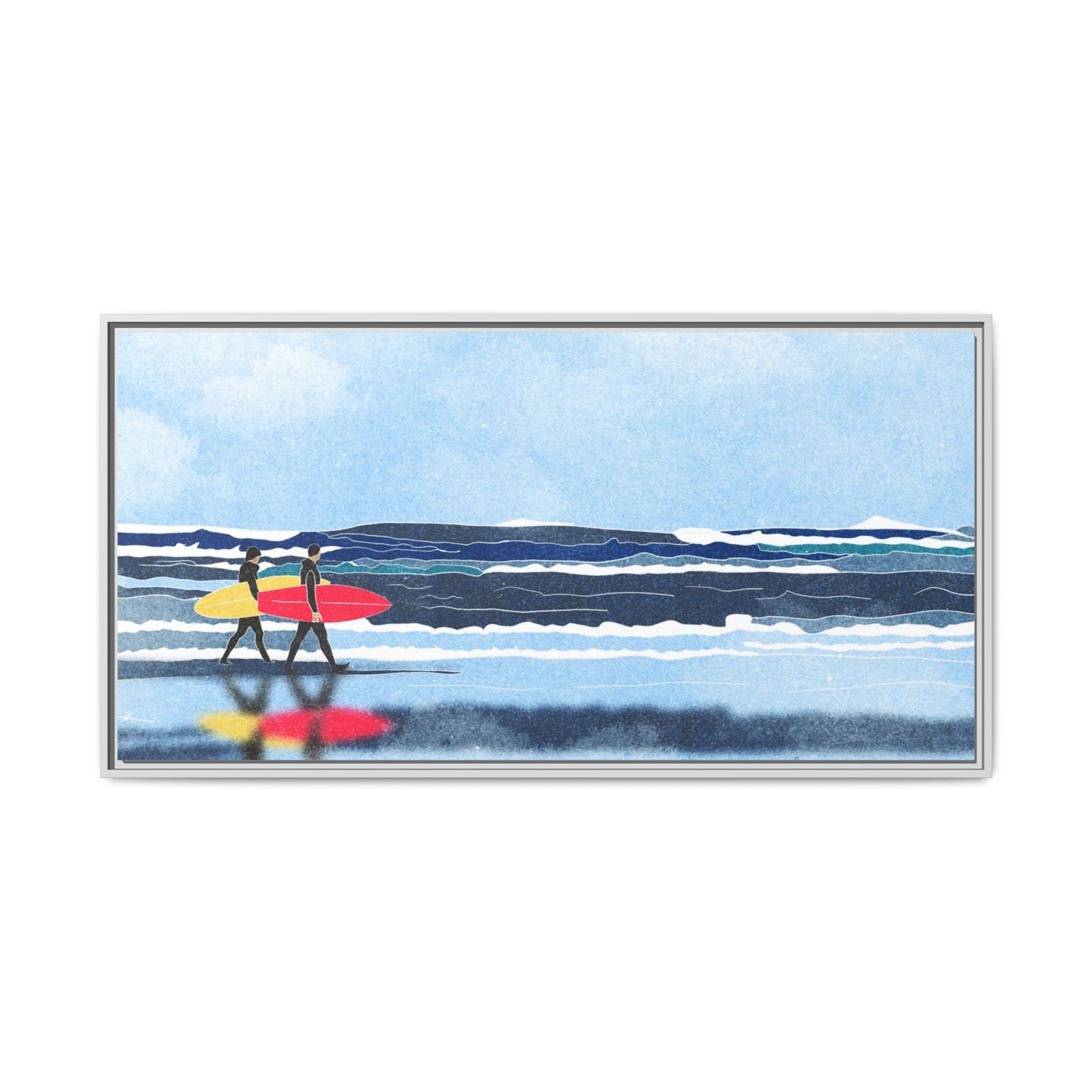 Canvas Print Surfers Wall Art