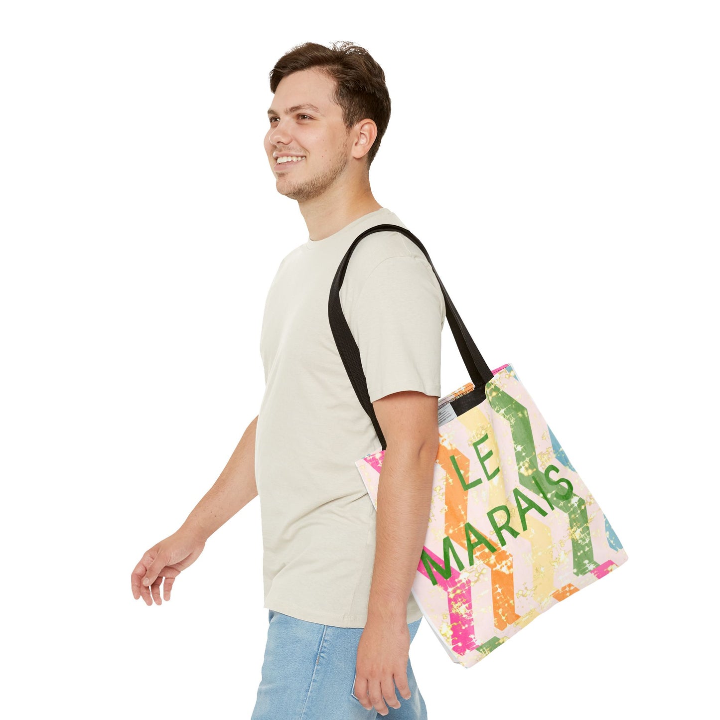 Colorful Le Marais Tote Bag