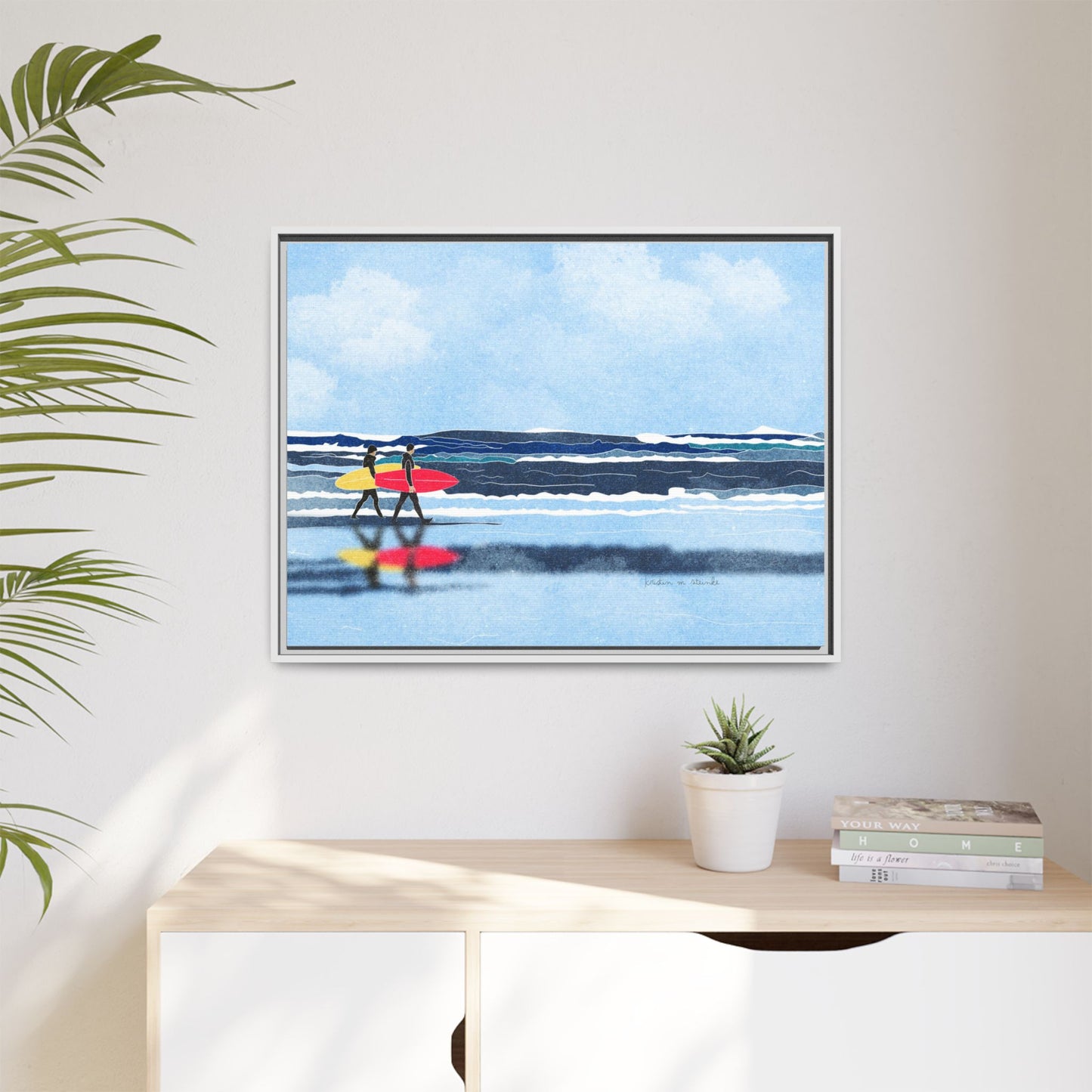 Canvas Print Surfers Wall Art