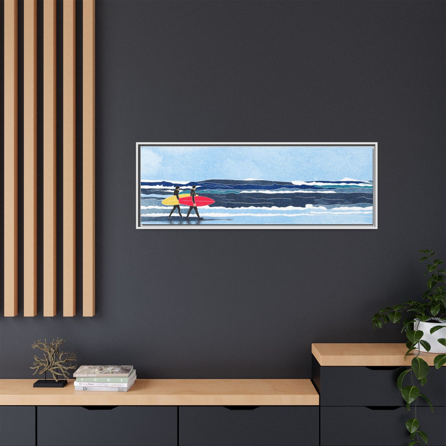 Canvas Print Surfers Wall Art
