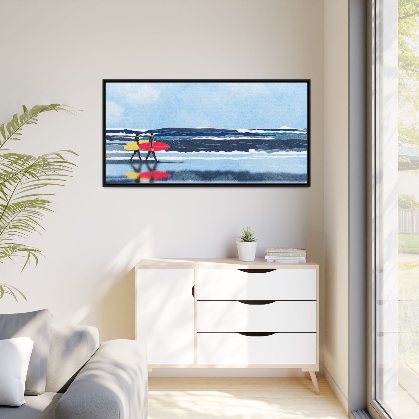 Canvas Print Surfers Wall Art