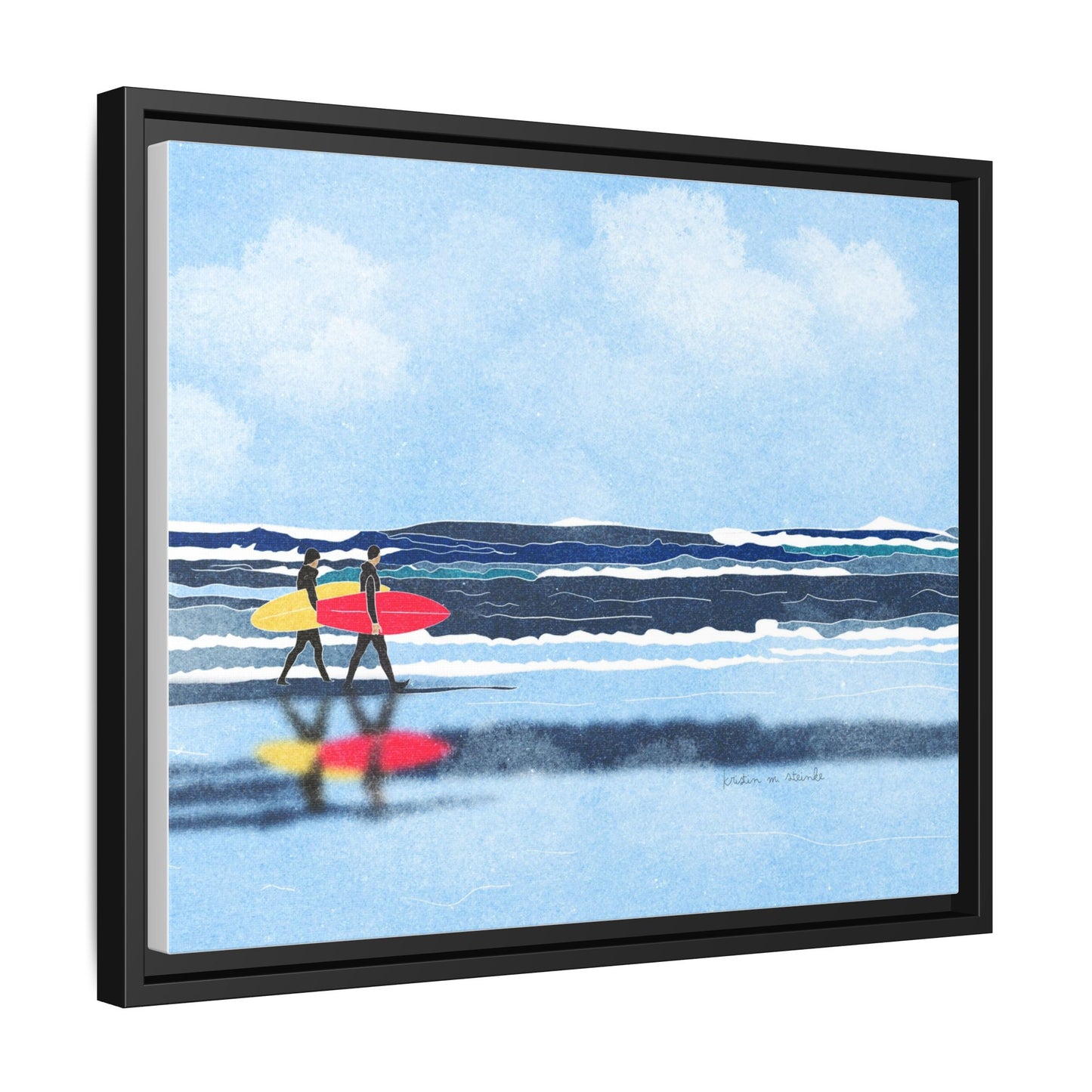 Canvas Print Surfers Wall Art
