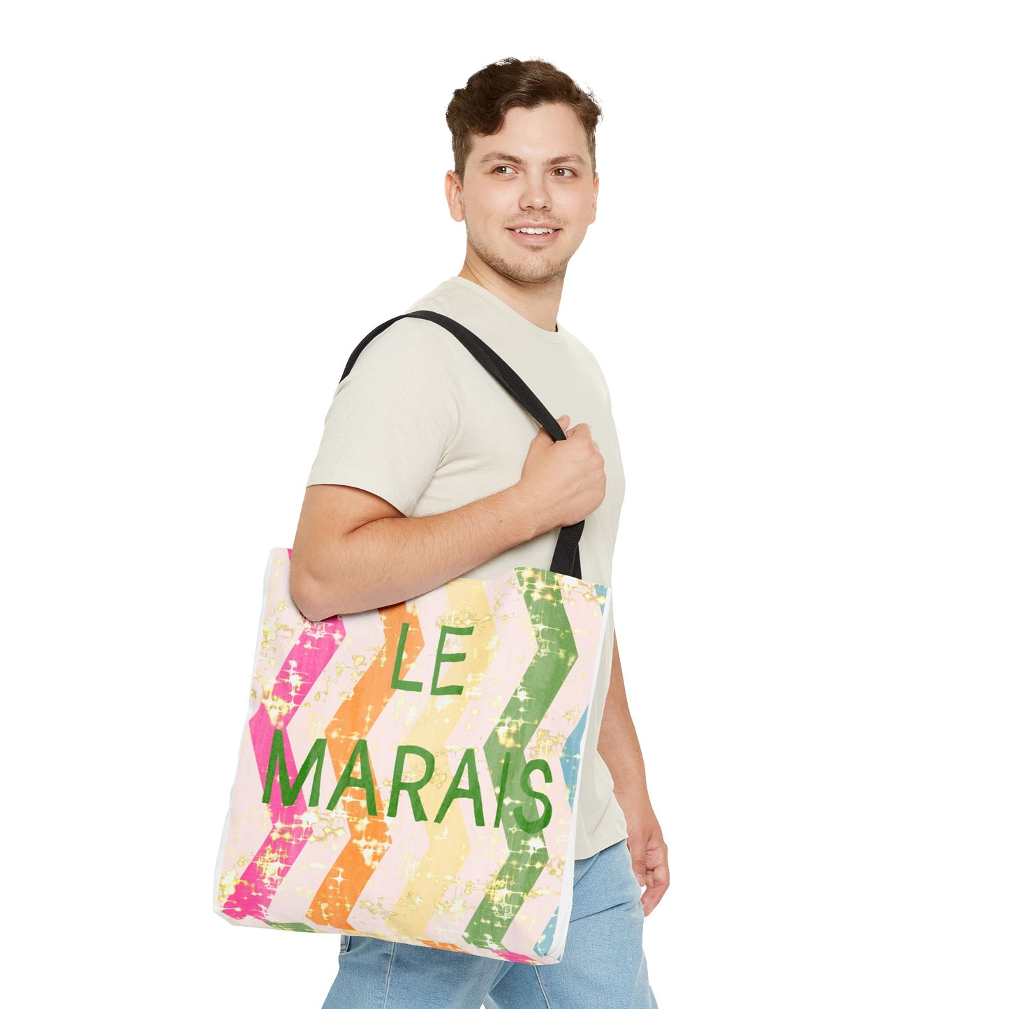 Colorful Le Marais Tote Bag