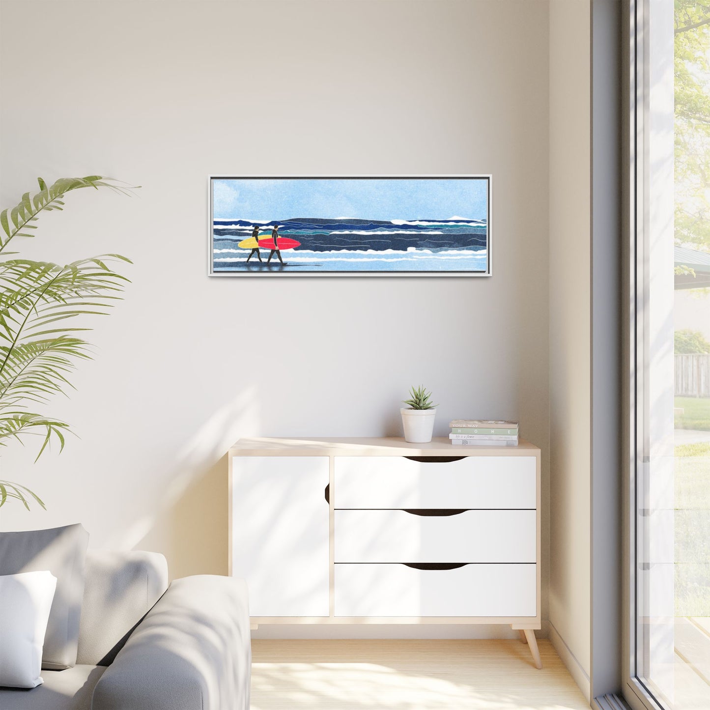 Canvas Print Surfers Wall Art