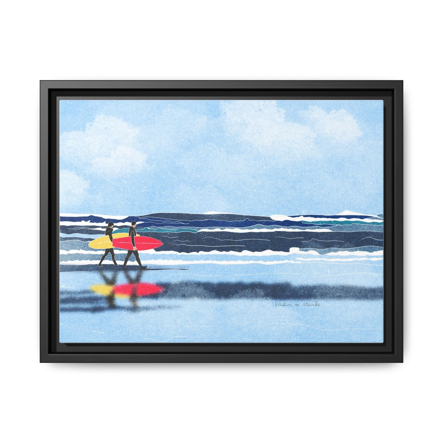 Canvas Print Surfers Wall Art