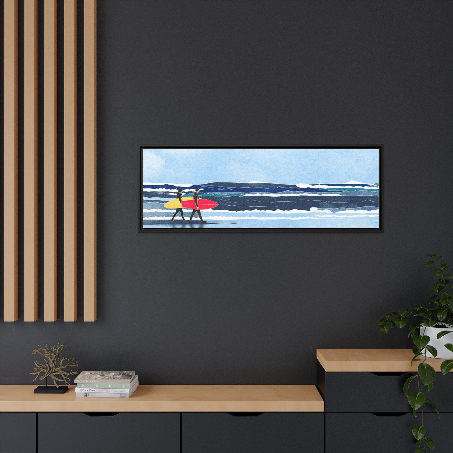 Canvas Print Surfers Wall Art