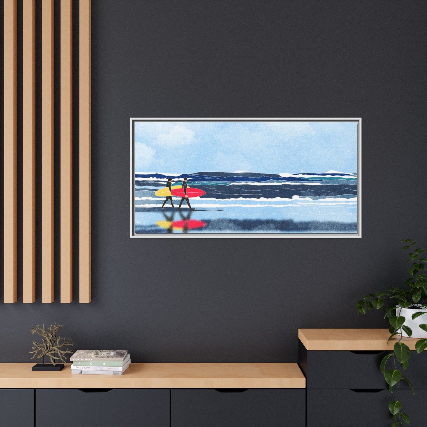 Canvas Print Surfers Wall Art