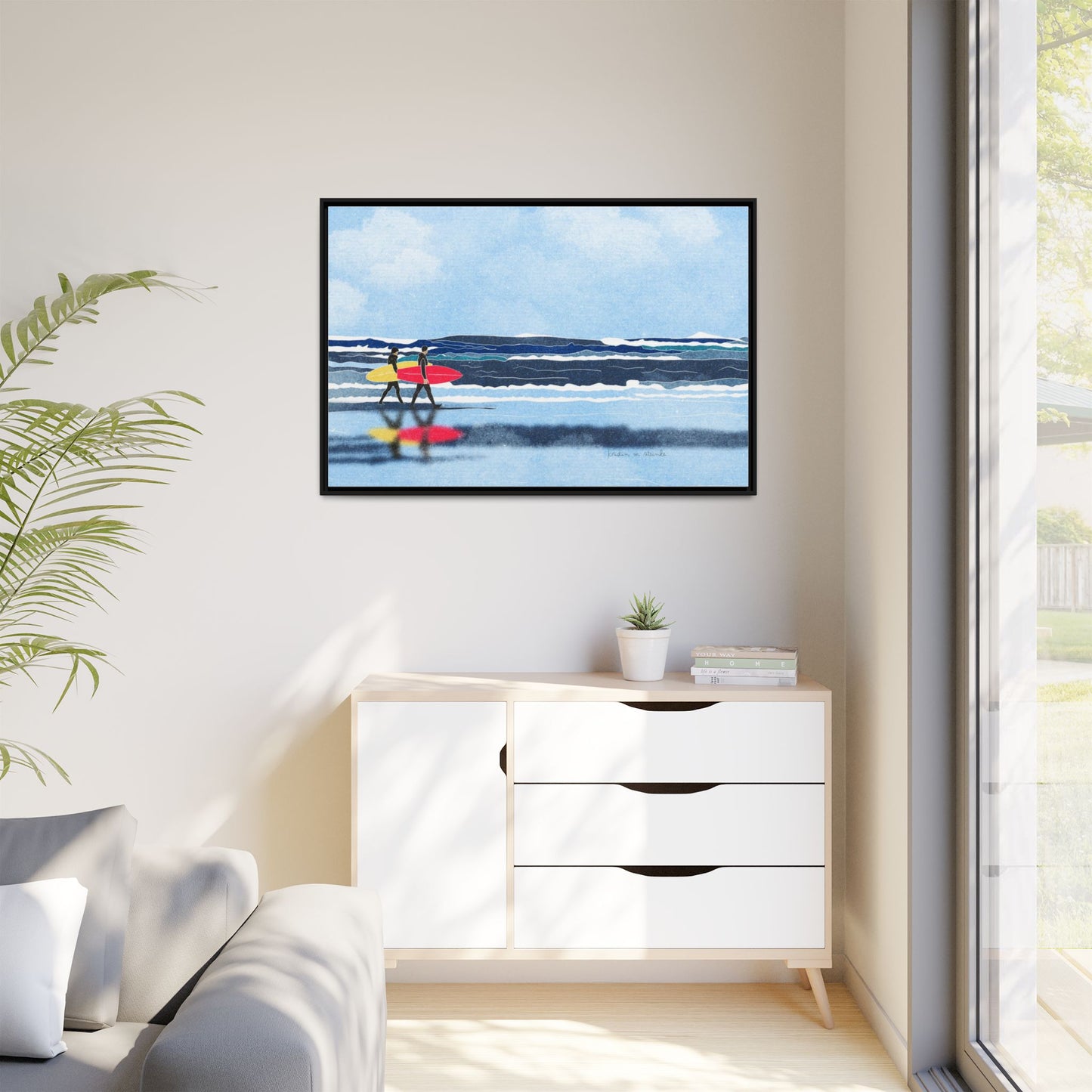 Canvas Print Surfers Wall Art