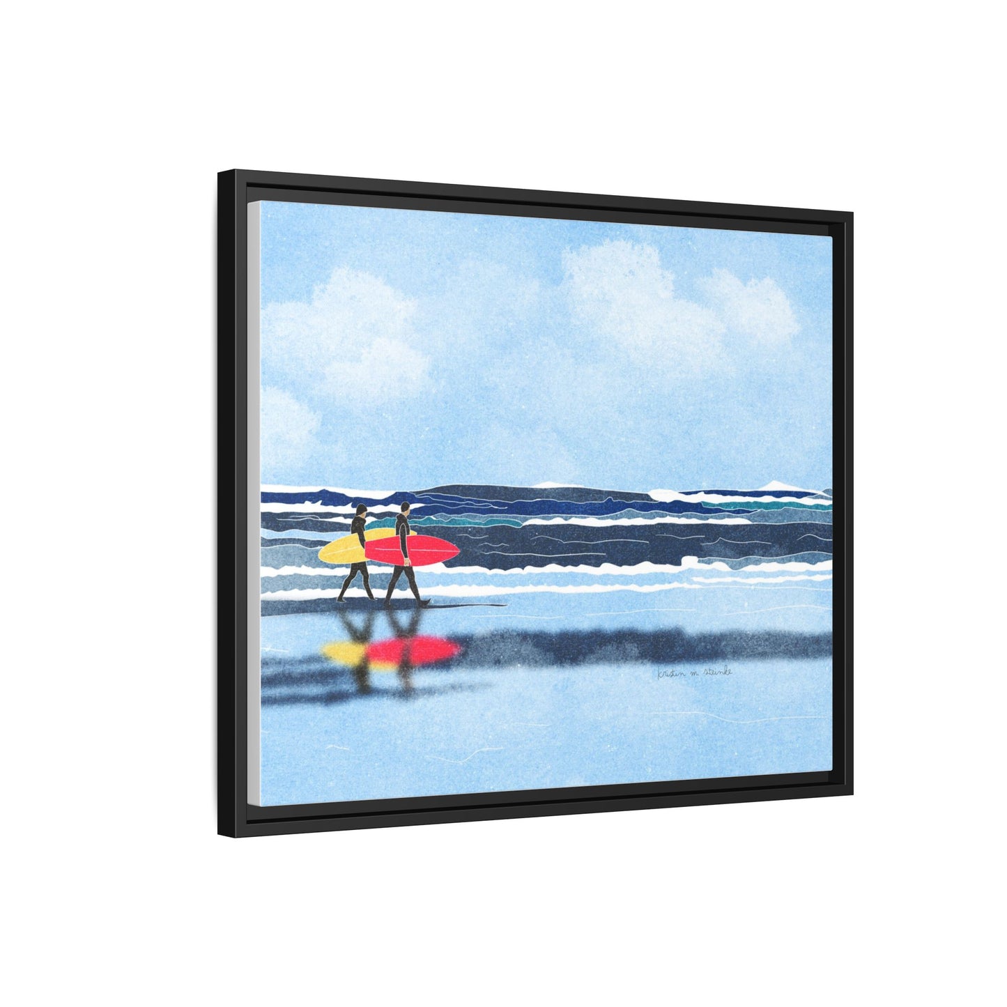 Canvas Print Surfers Wall Art