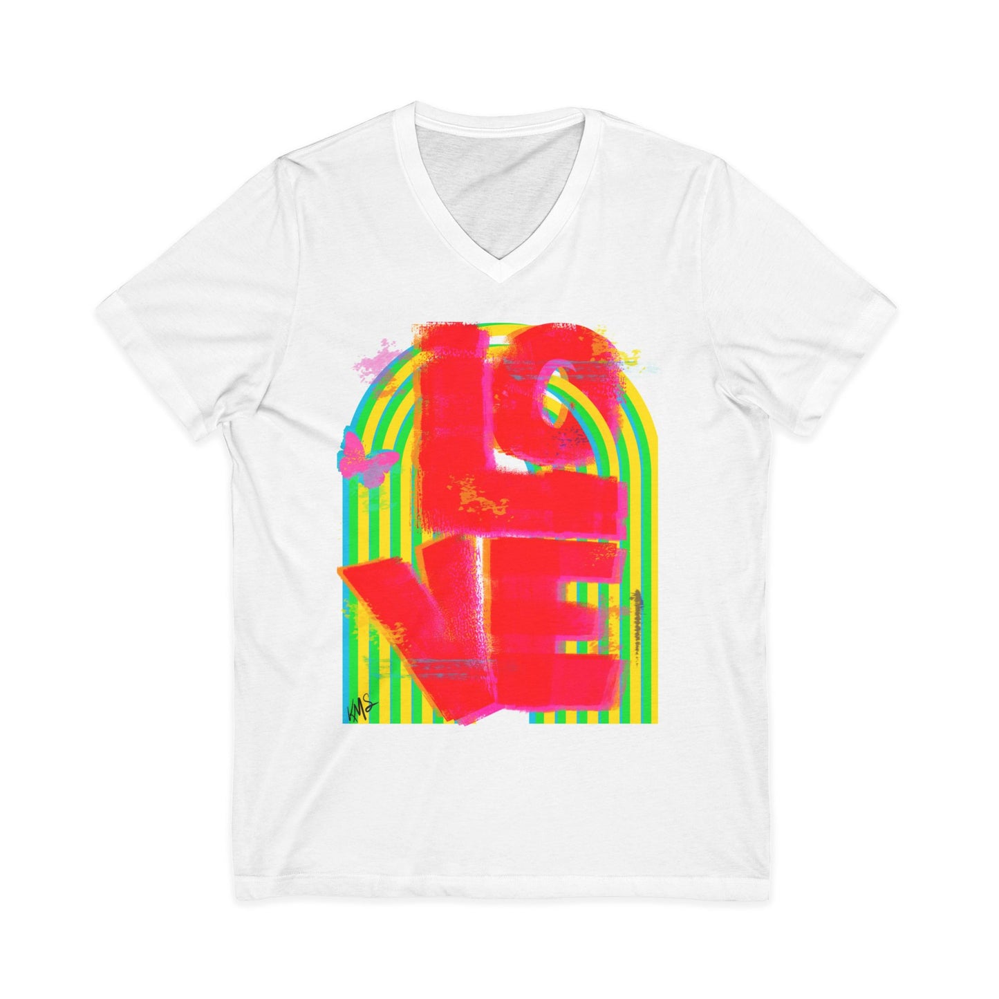 Love V-Neck Tee - Unisex T-Shirt
