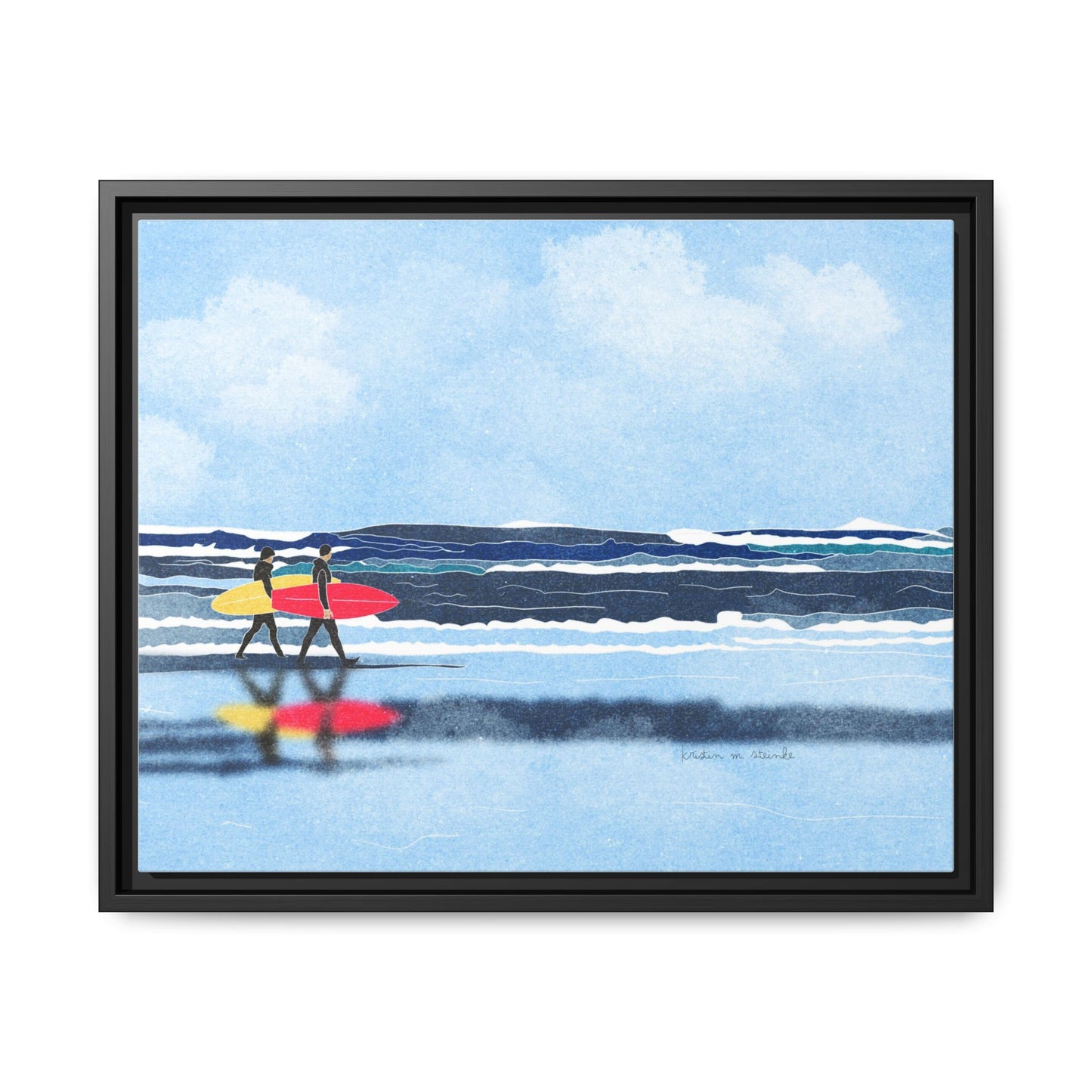 Canvas Print Surfers Wall Art
