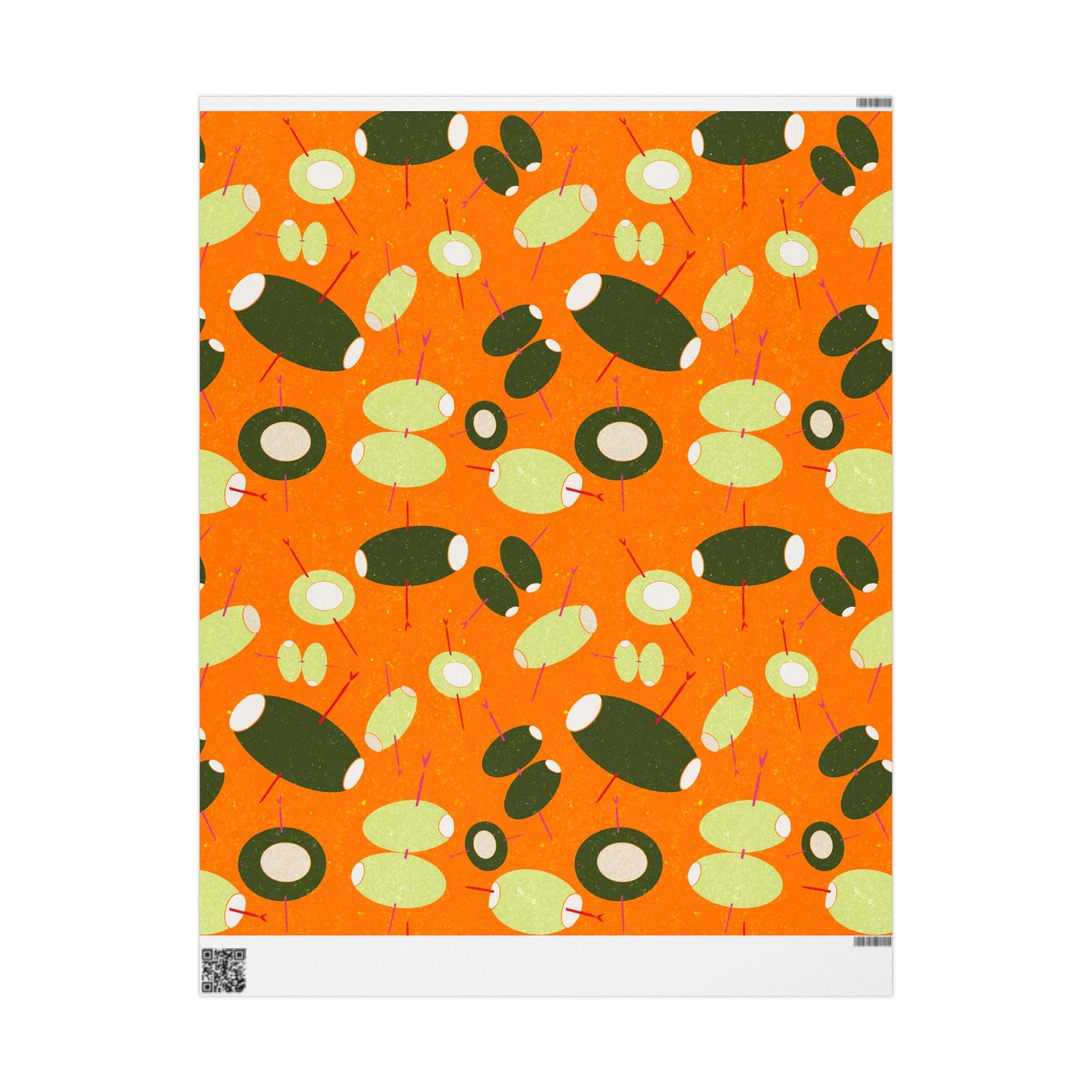 Gift Wrap Papers - stuffed cocktail olives