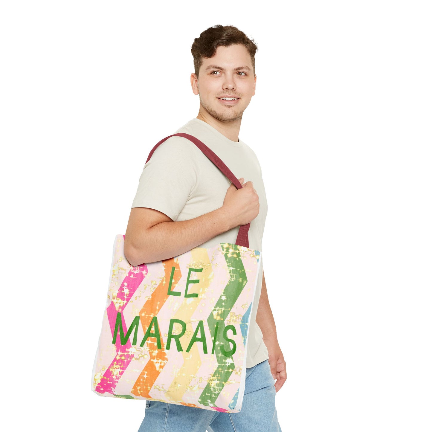 Colorful Le Marais Tote Bag