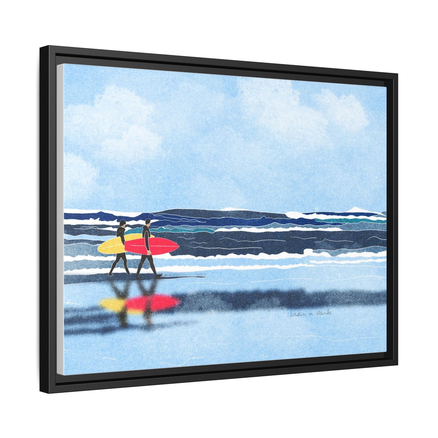 Canvas Print Surfers Wall Art