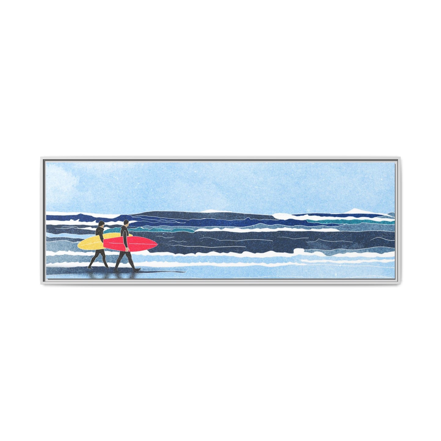 Canvas Print Surfers Wall Art