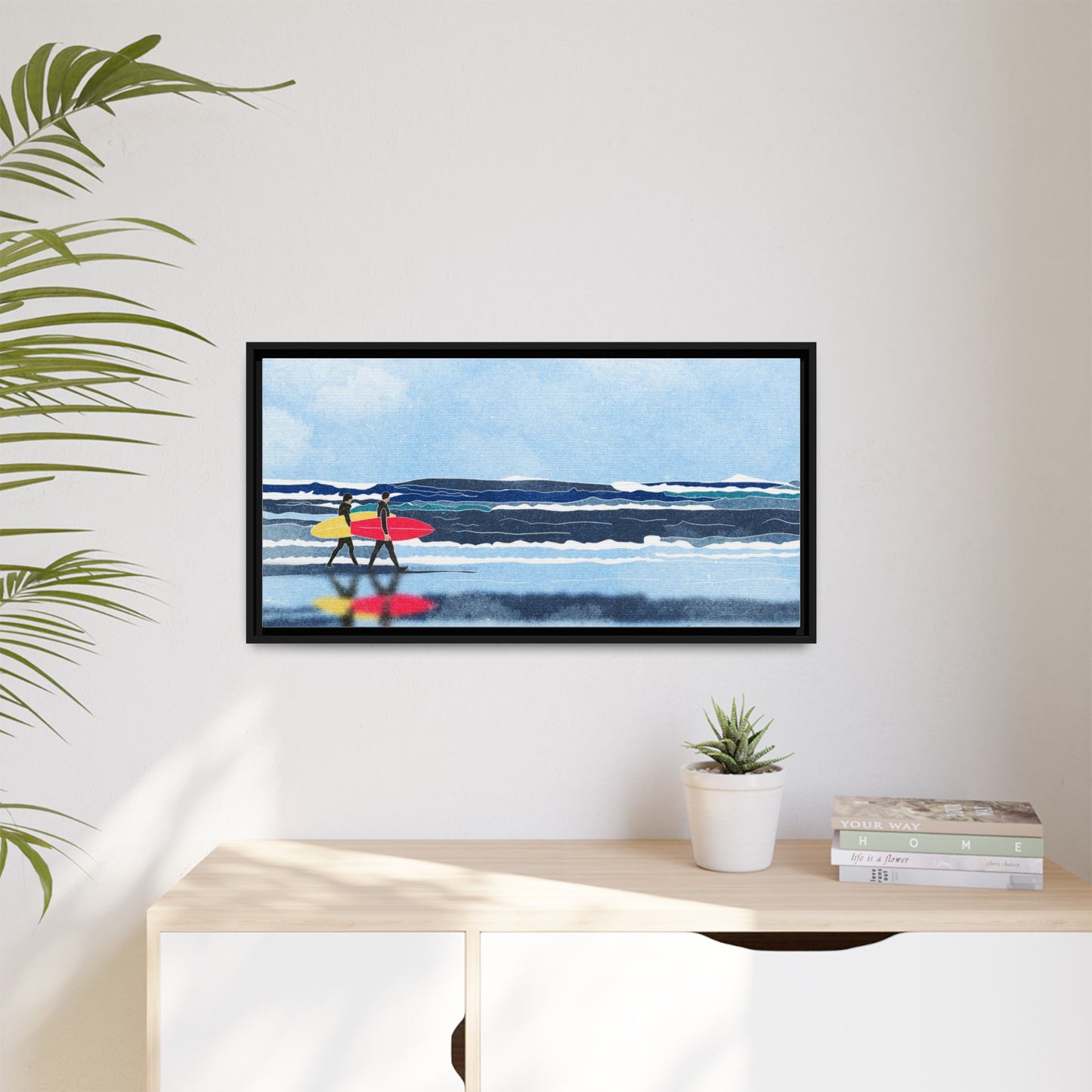 Canvas Print Surfers Wall Art