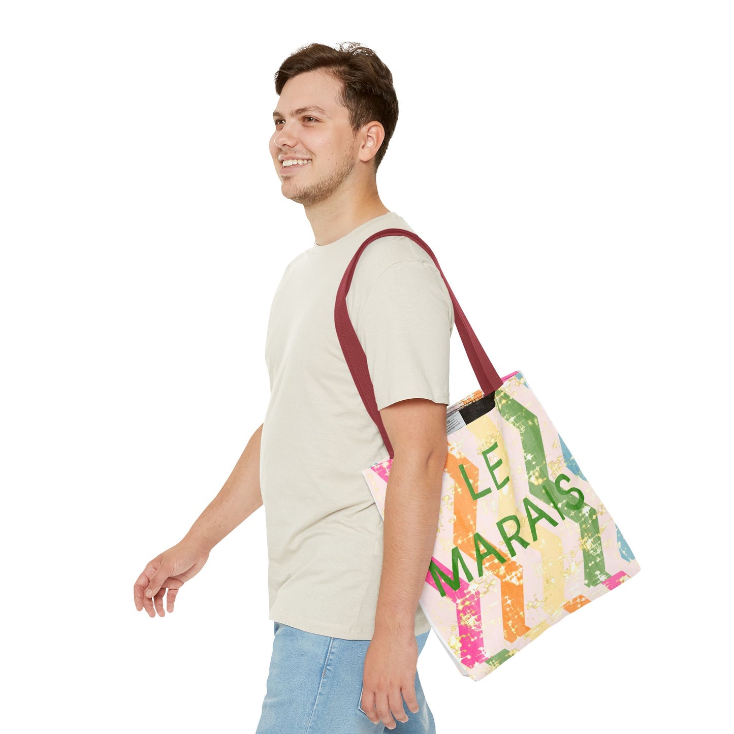 Colorful Le Marais Tote Bag