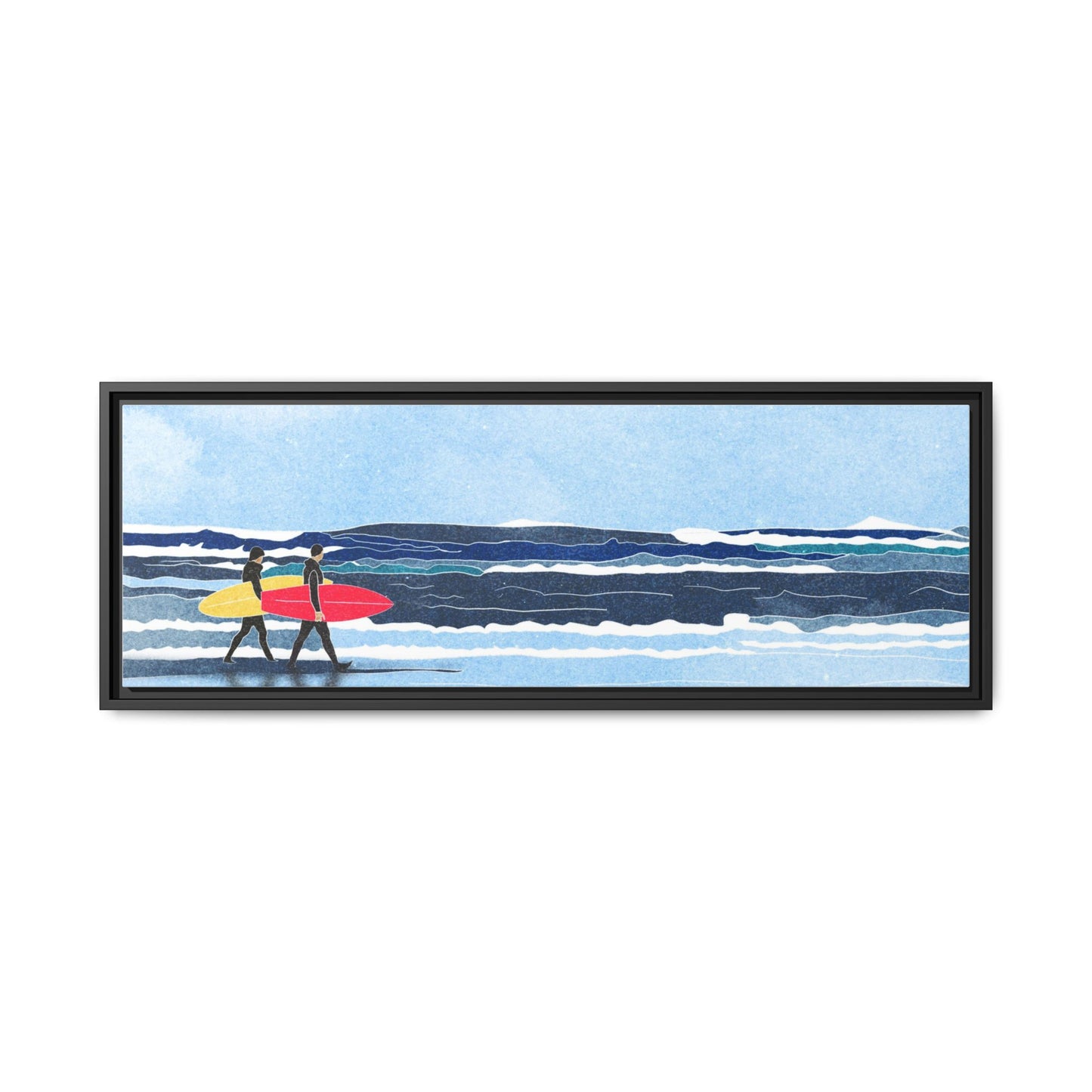 Canvas Print Surfers Wall Art