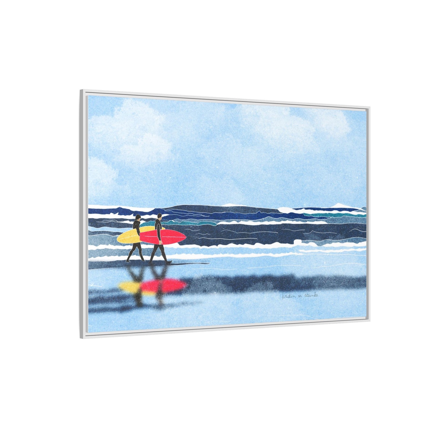 Canvas Print Surfers Wall Art
