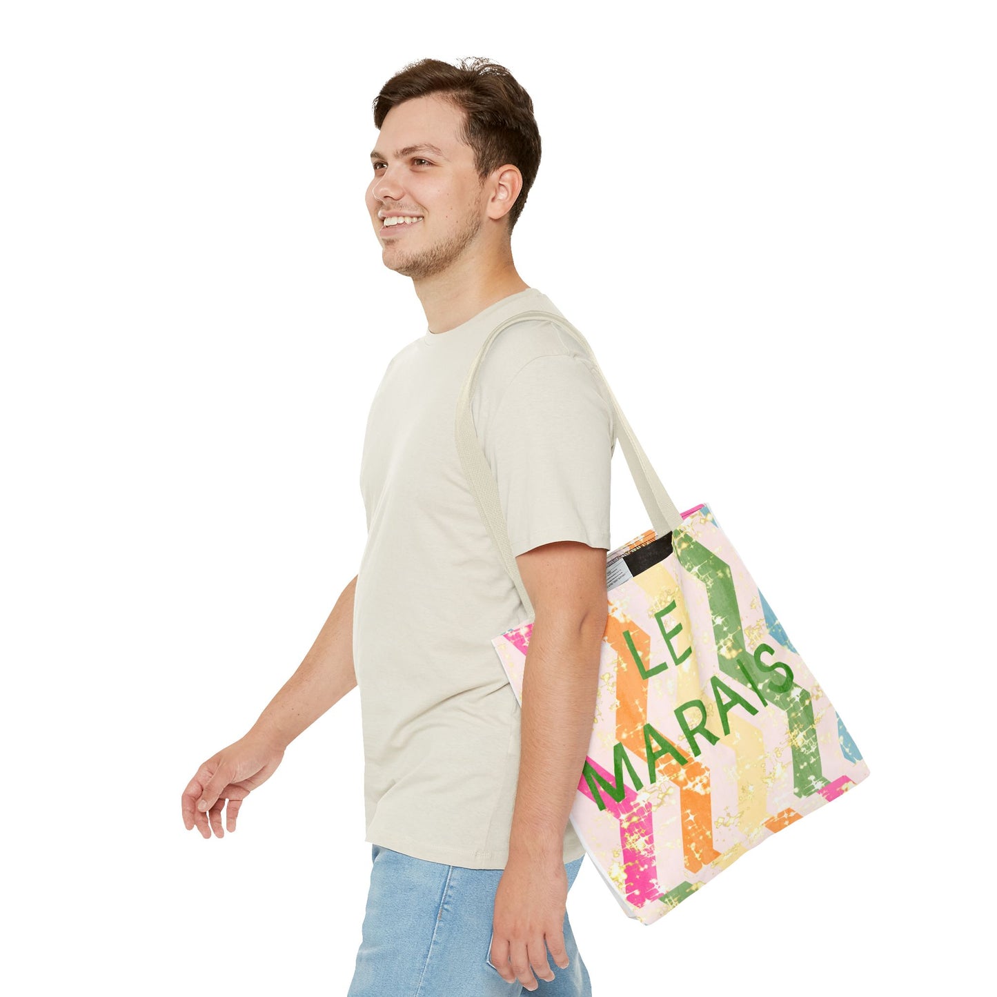 Colorful Le Marais Tote Bag