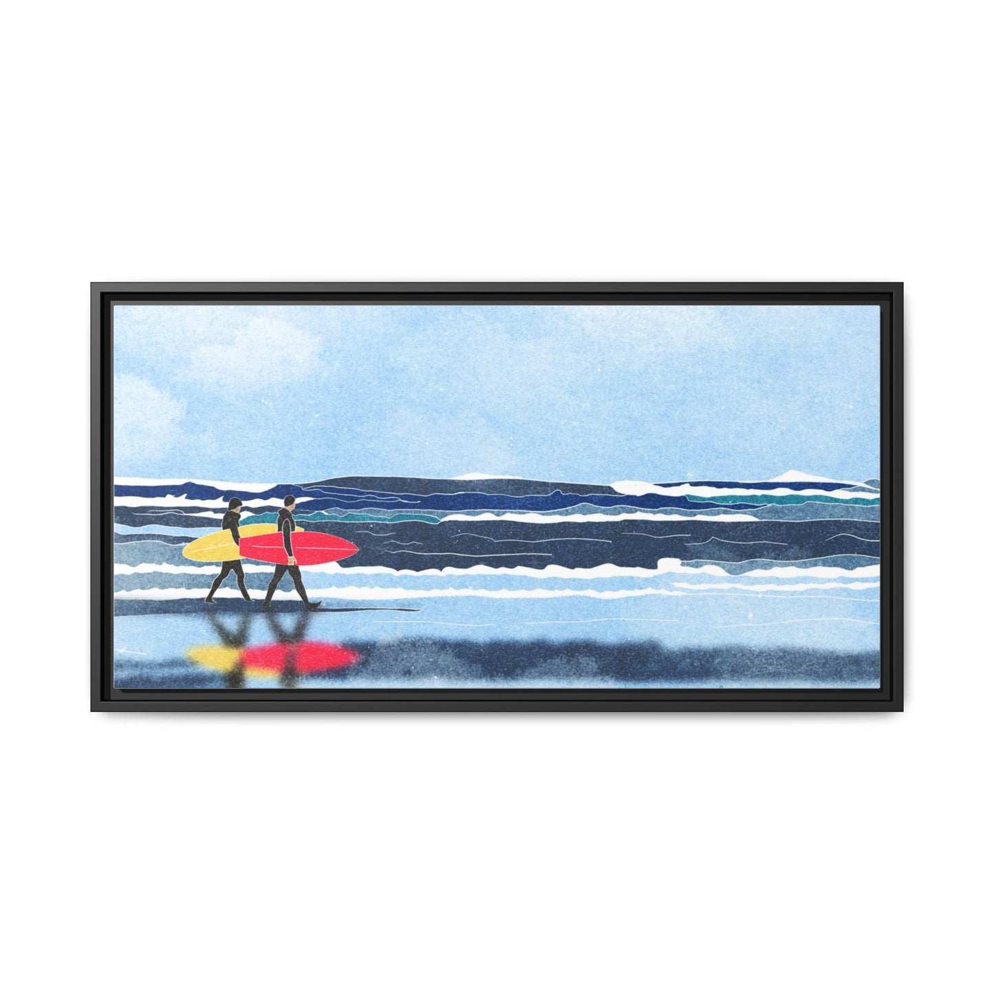 Canvas Print Surfers Wall Art