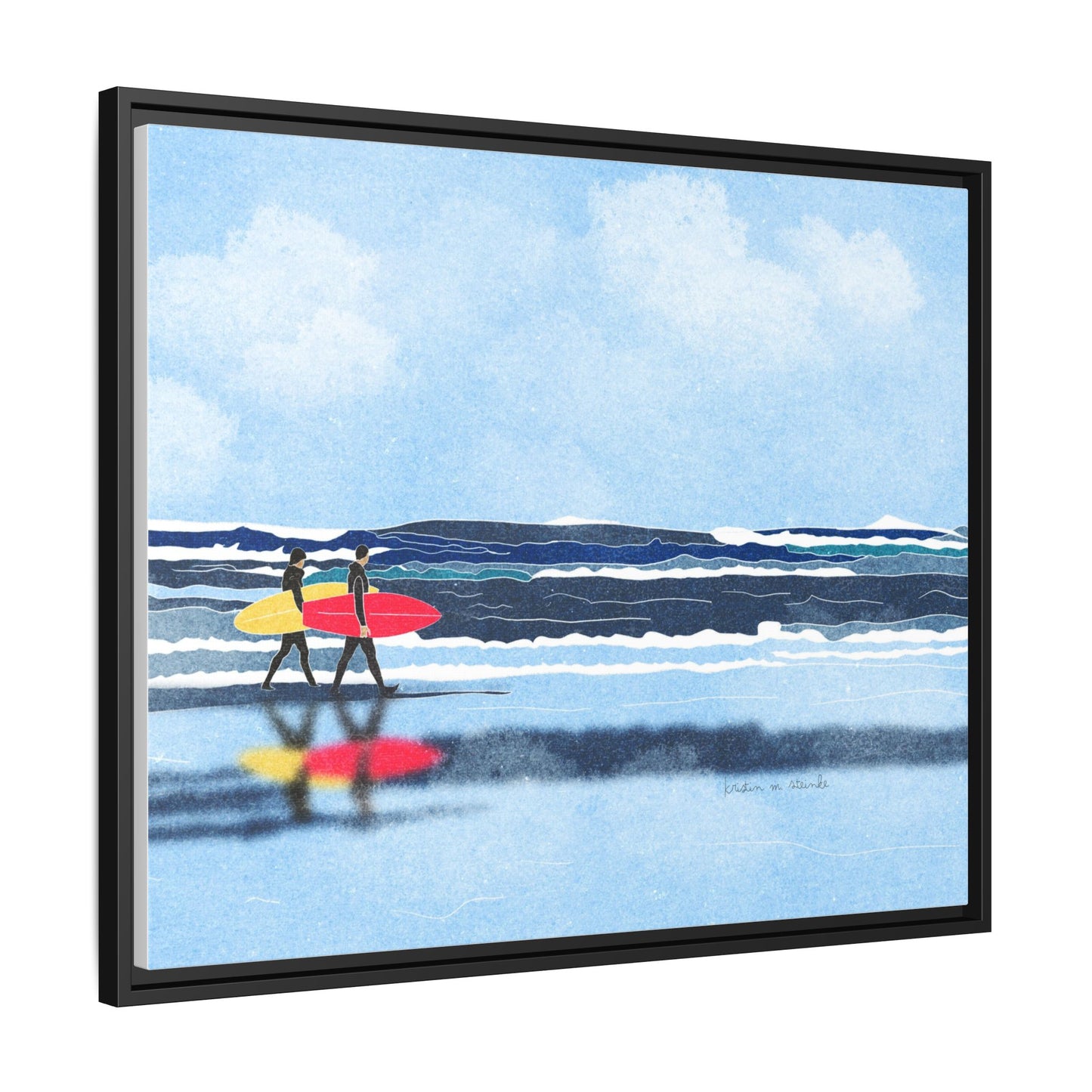 Canvas Print Surfers Wall Art