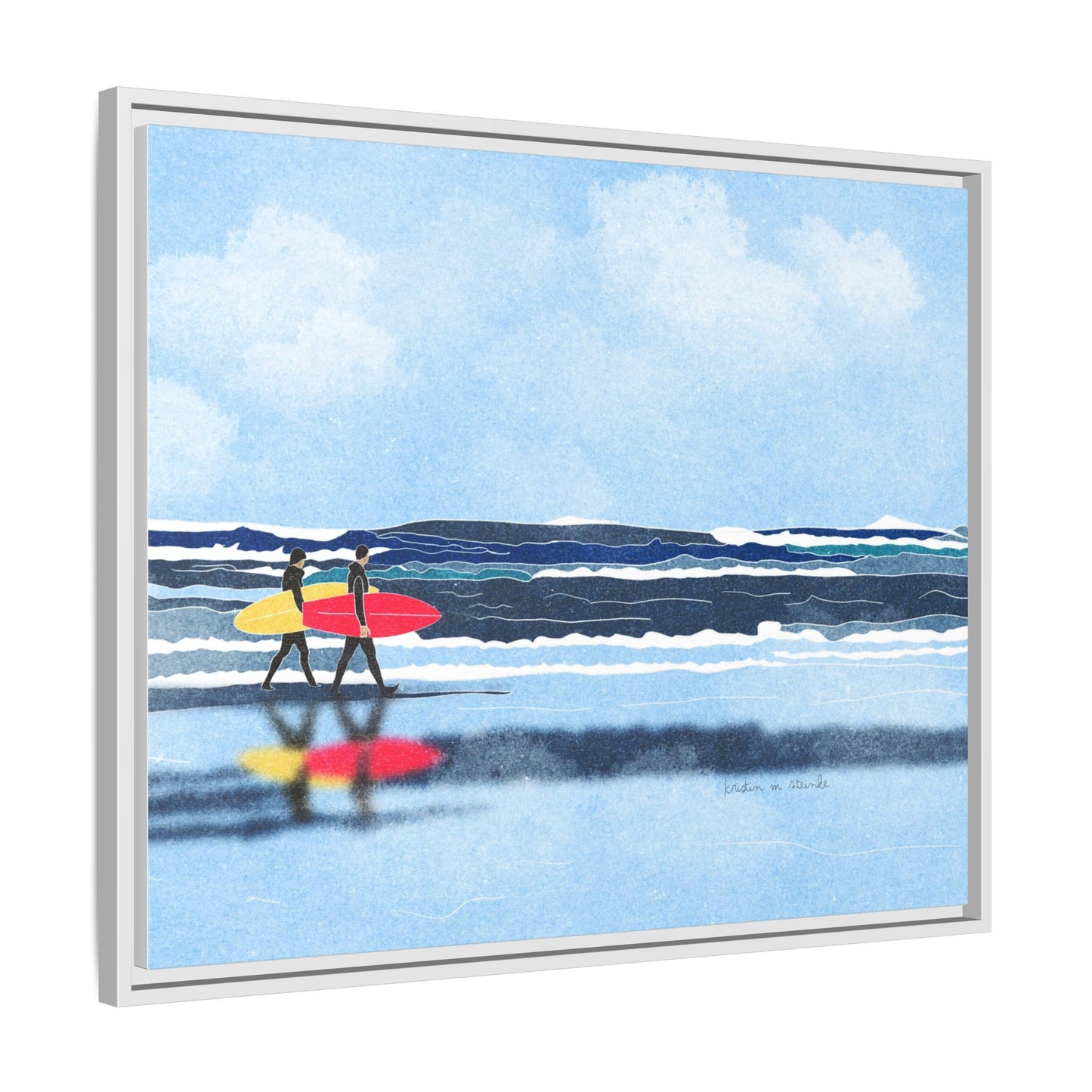 Canvas Print Surfers Wall Art