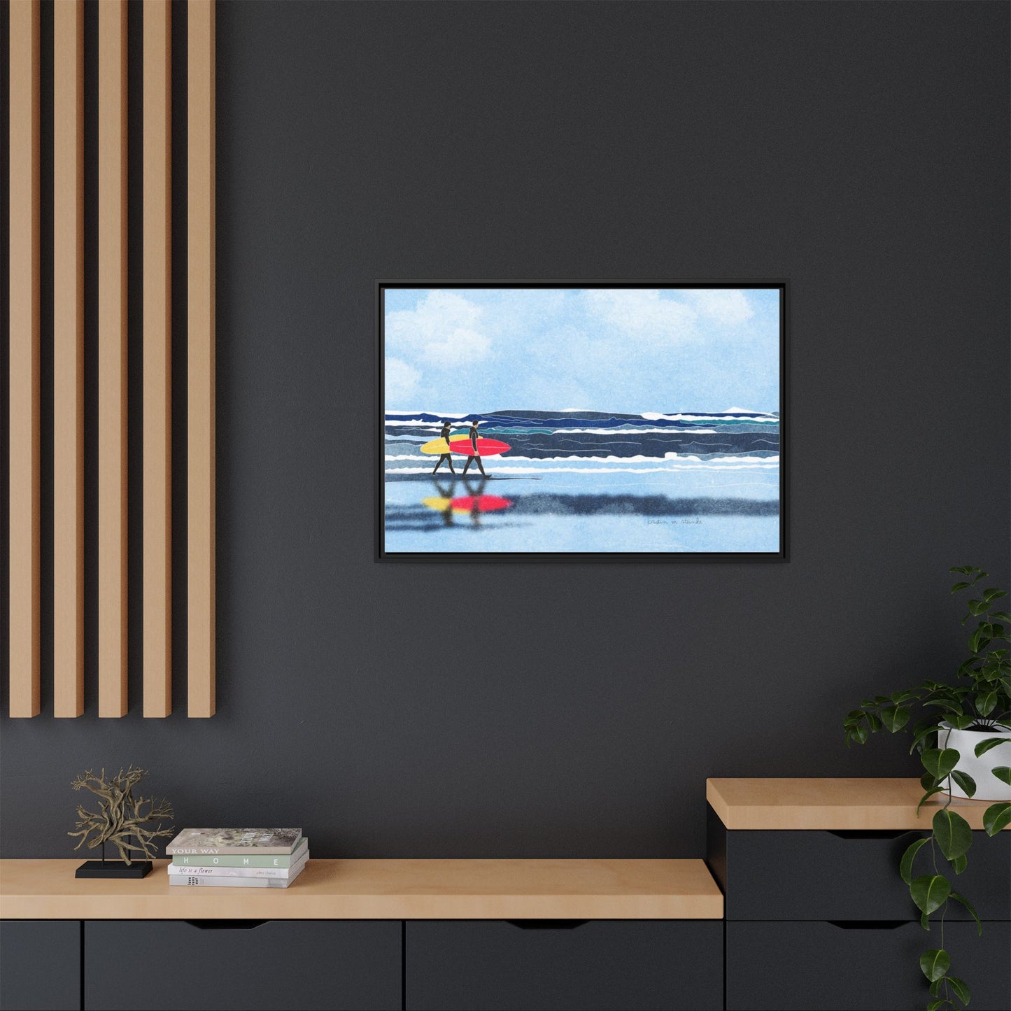 Canvas Print Surfers Wall Art