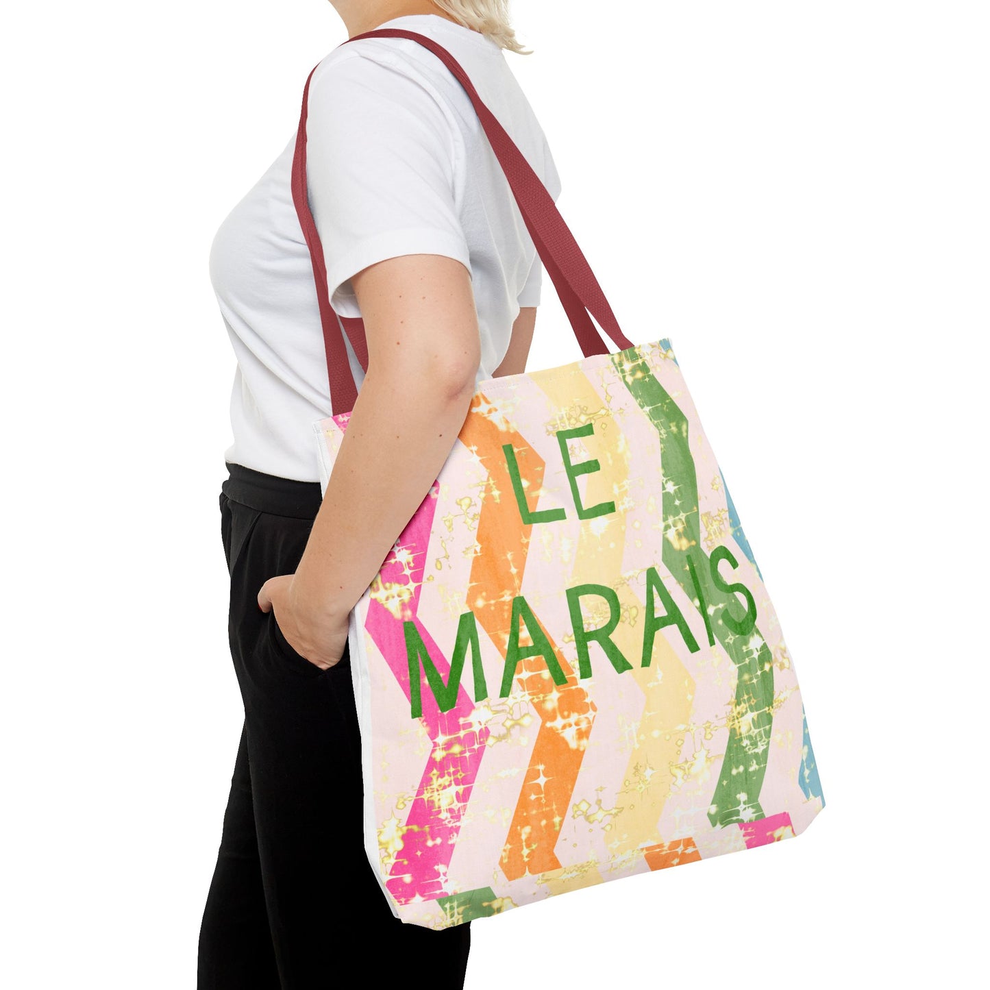 Colorful Le Marais Tote Bag