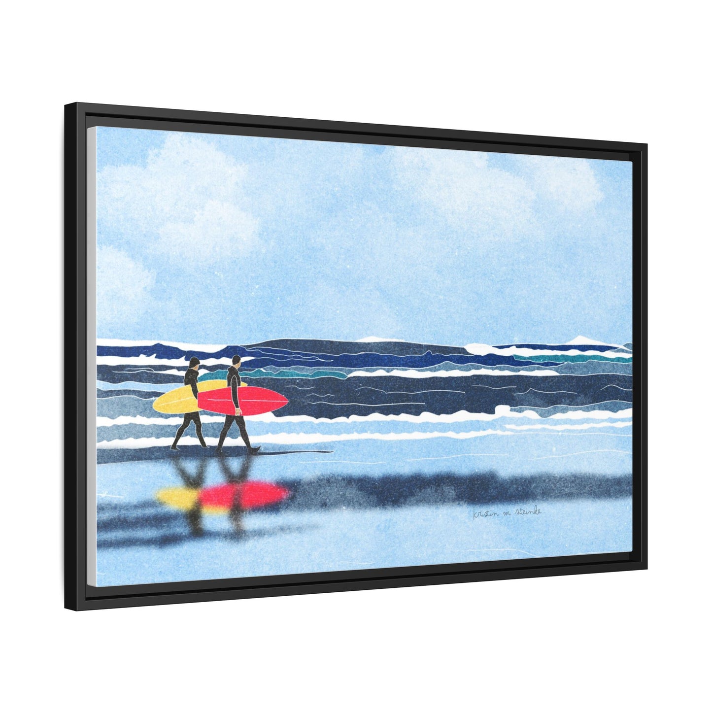 Canvas Print Surfers Wall Art