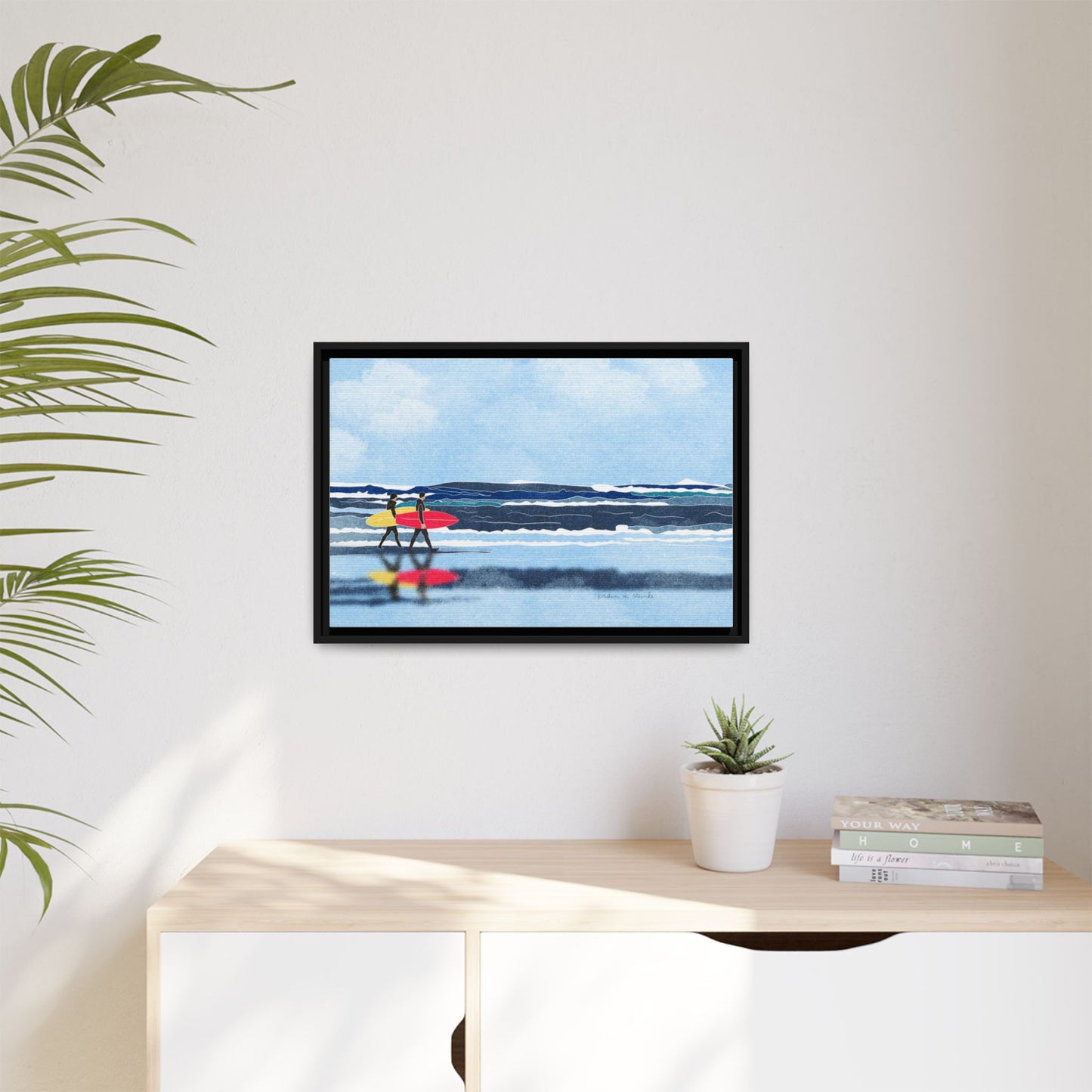 Canvas Print Surfers Wall Art
