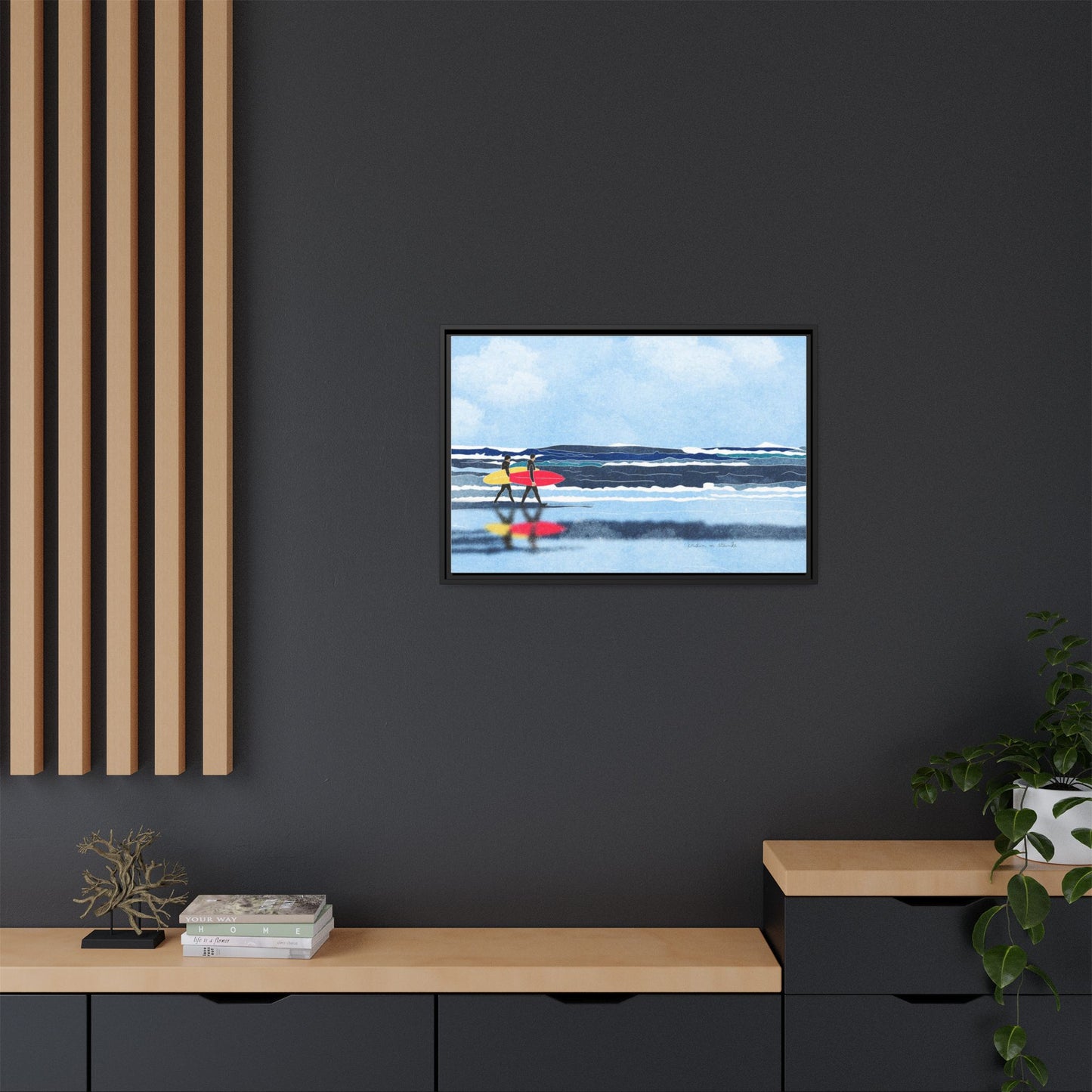 Canvas Print Surfers Wall Art