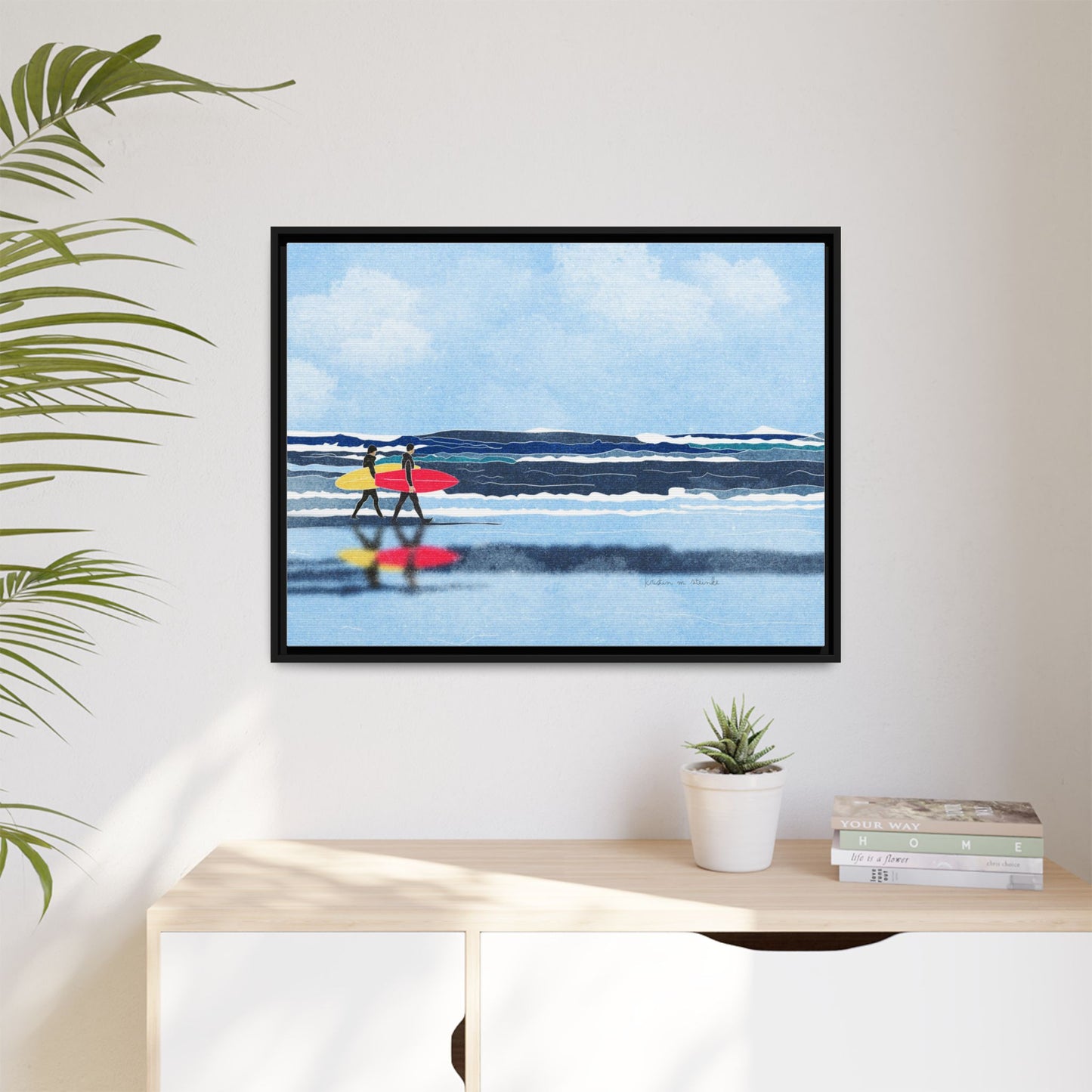 Canvas Print Surfers Wall Art