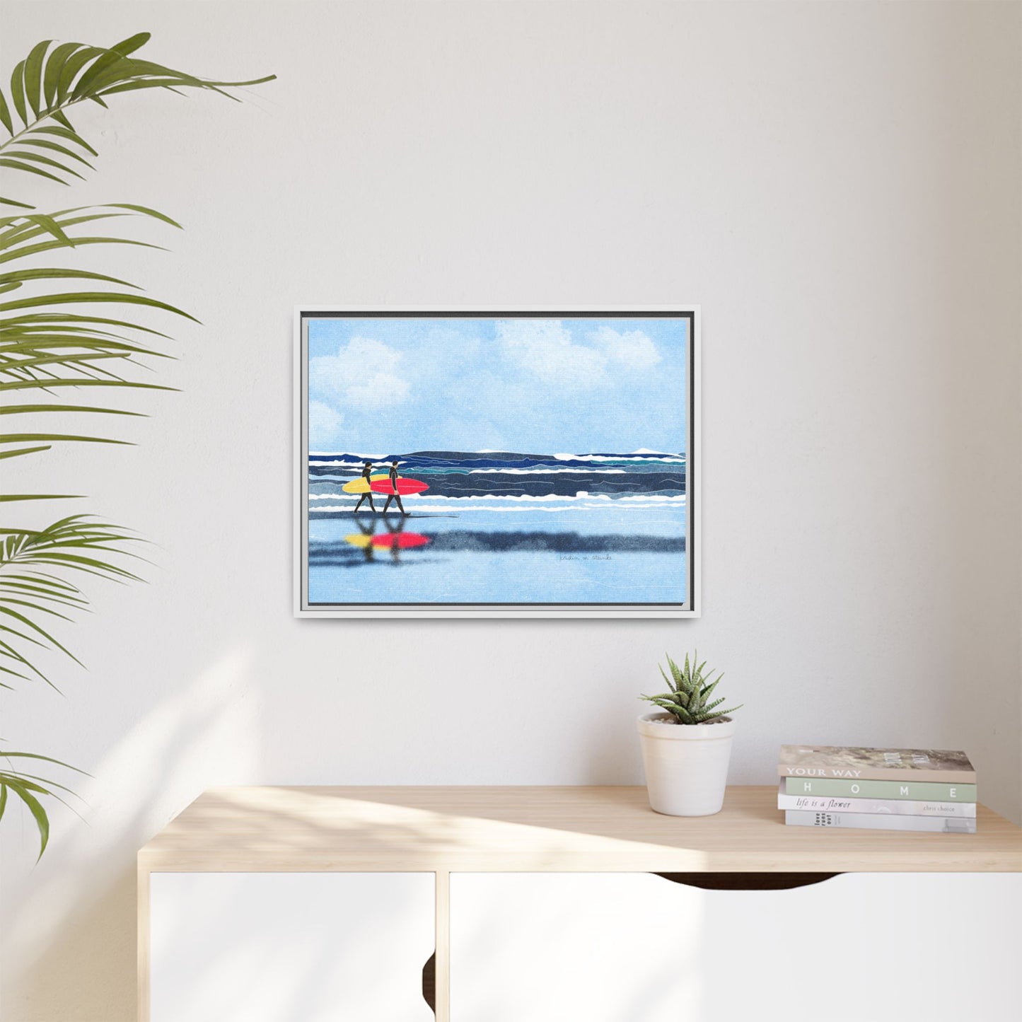 Canvas Print Surfers Wall Art