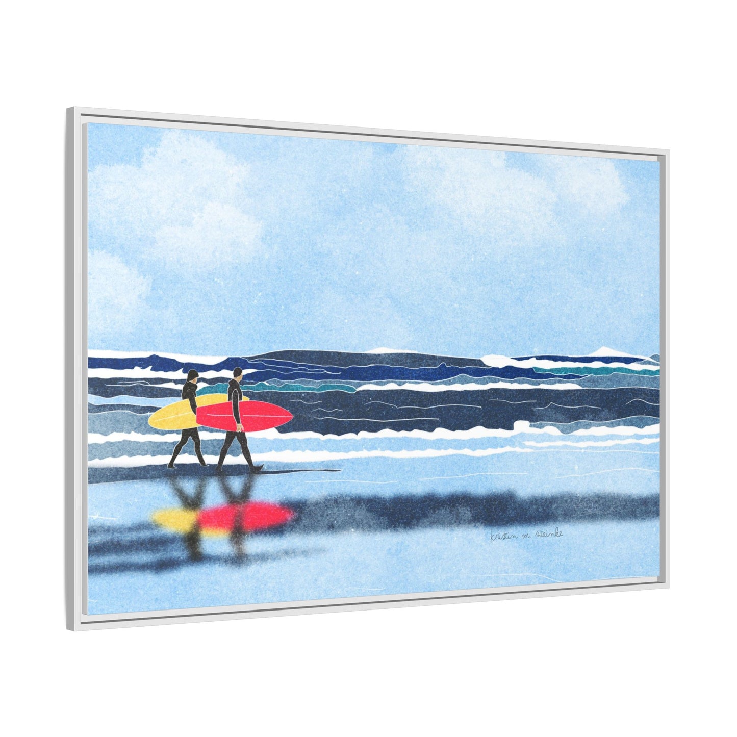 Canvas Print Surfers Wall Art