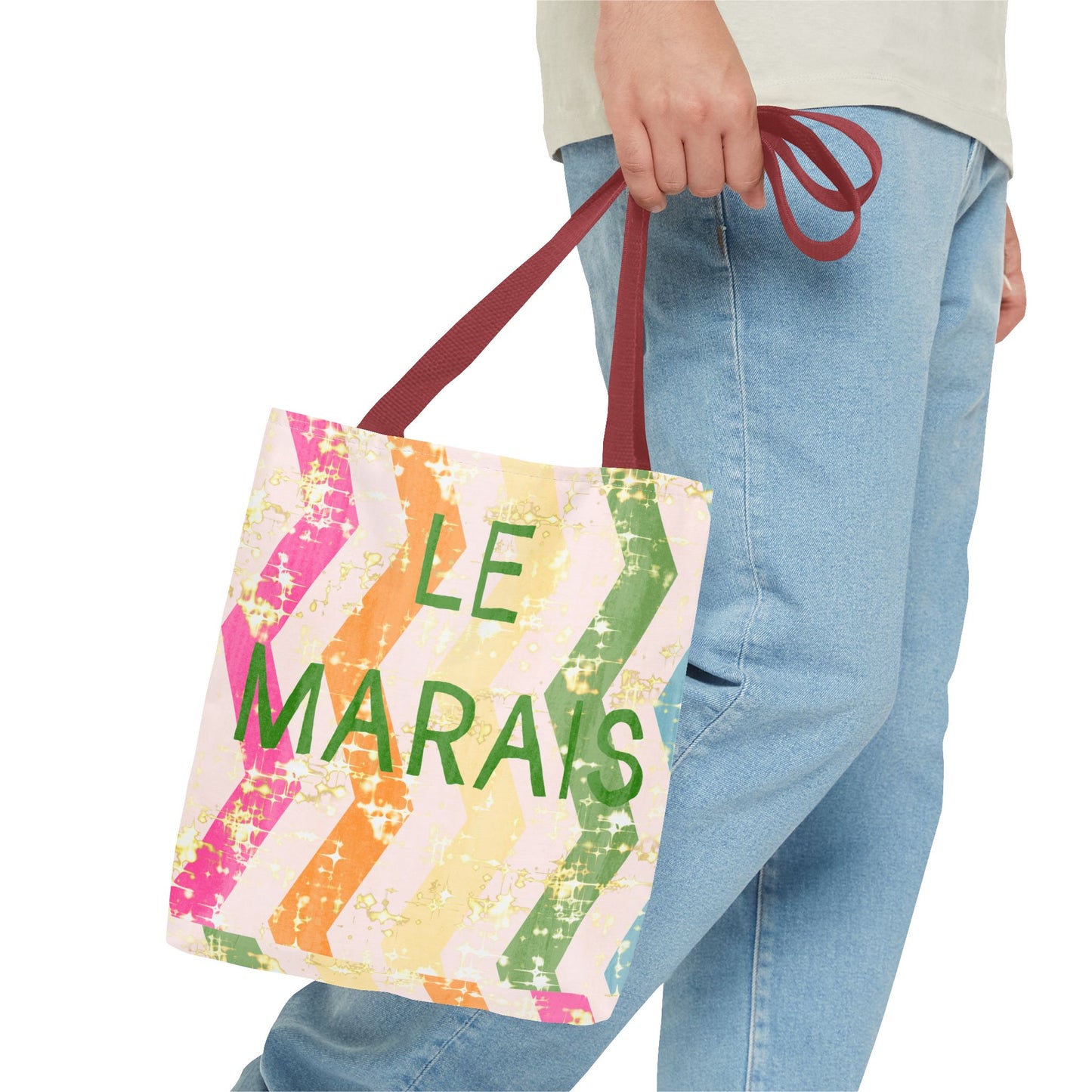 Colorful Le Marais Tote Bag