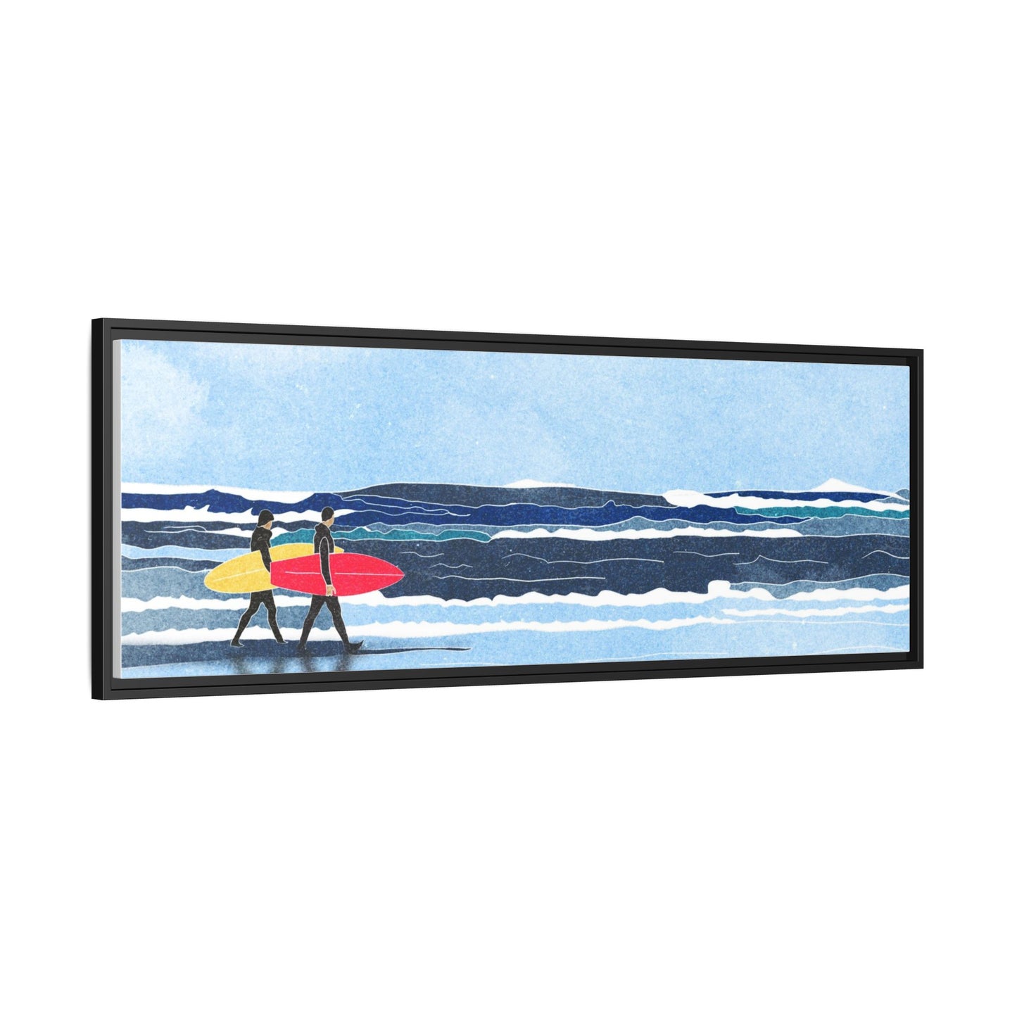 Canvas Print Surfers Wall Art