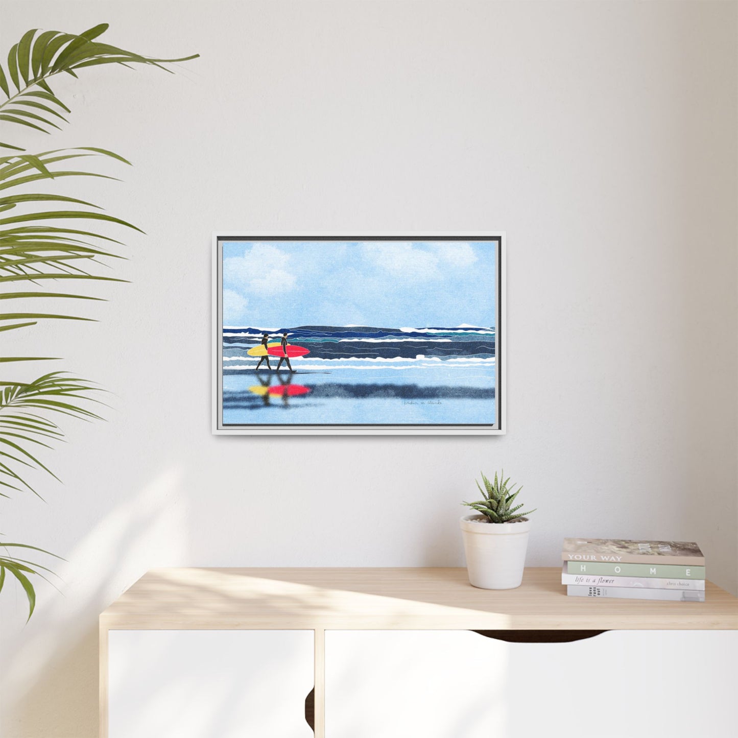 Canvas Print Surfers Wall Art