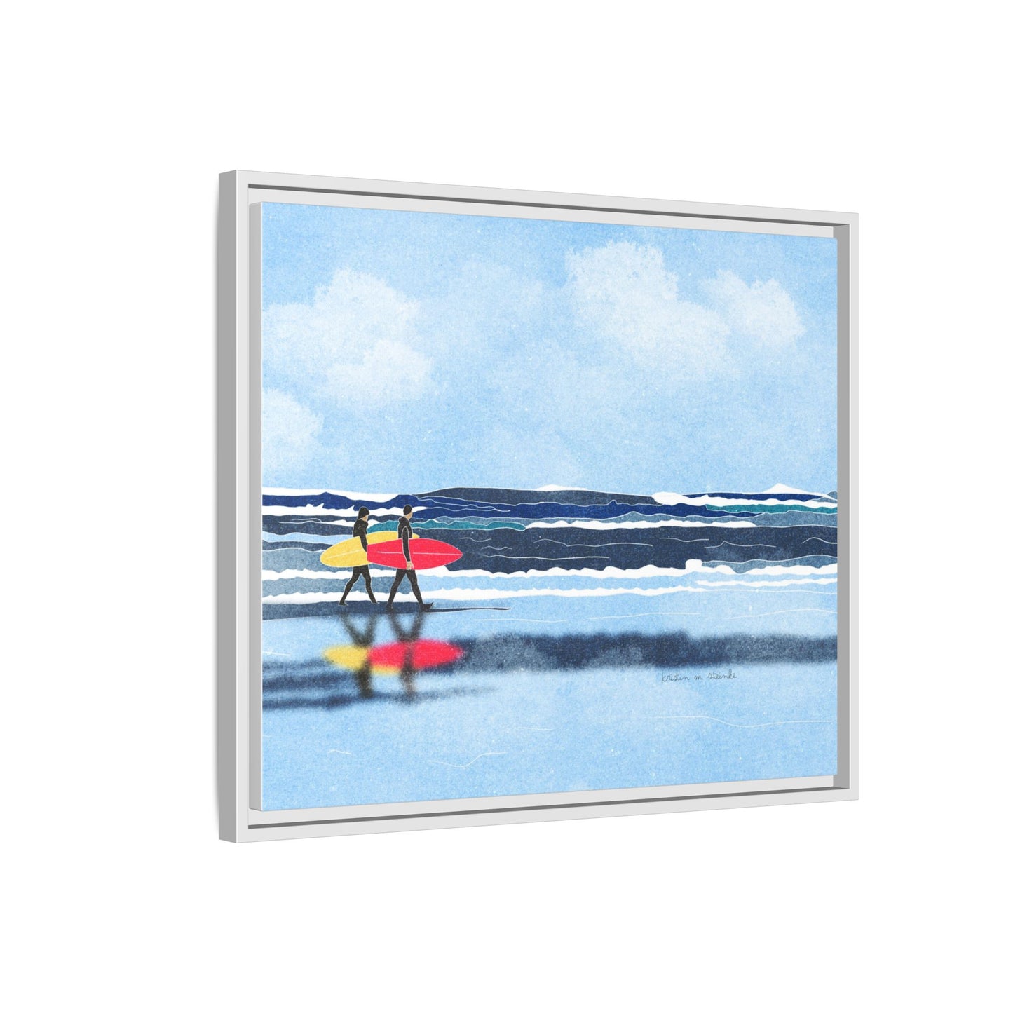 Canvas Print Surfers Wall Art
