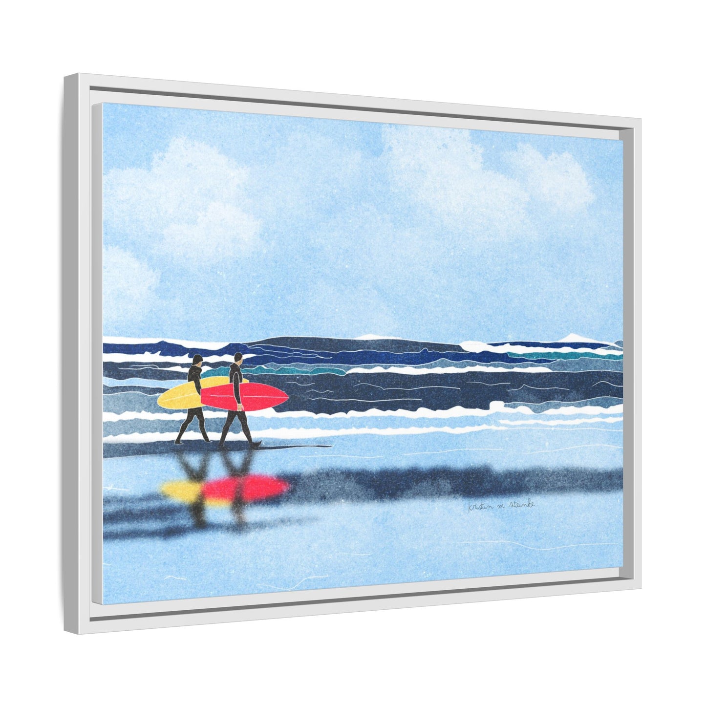Canvas Print Surfers Wall Art