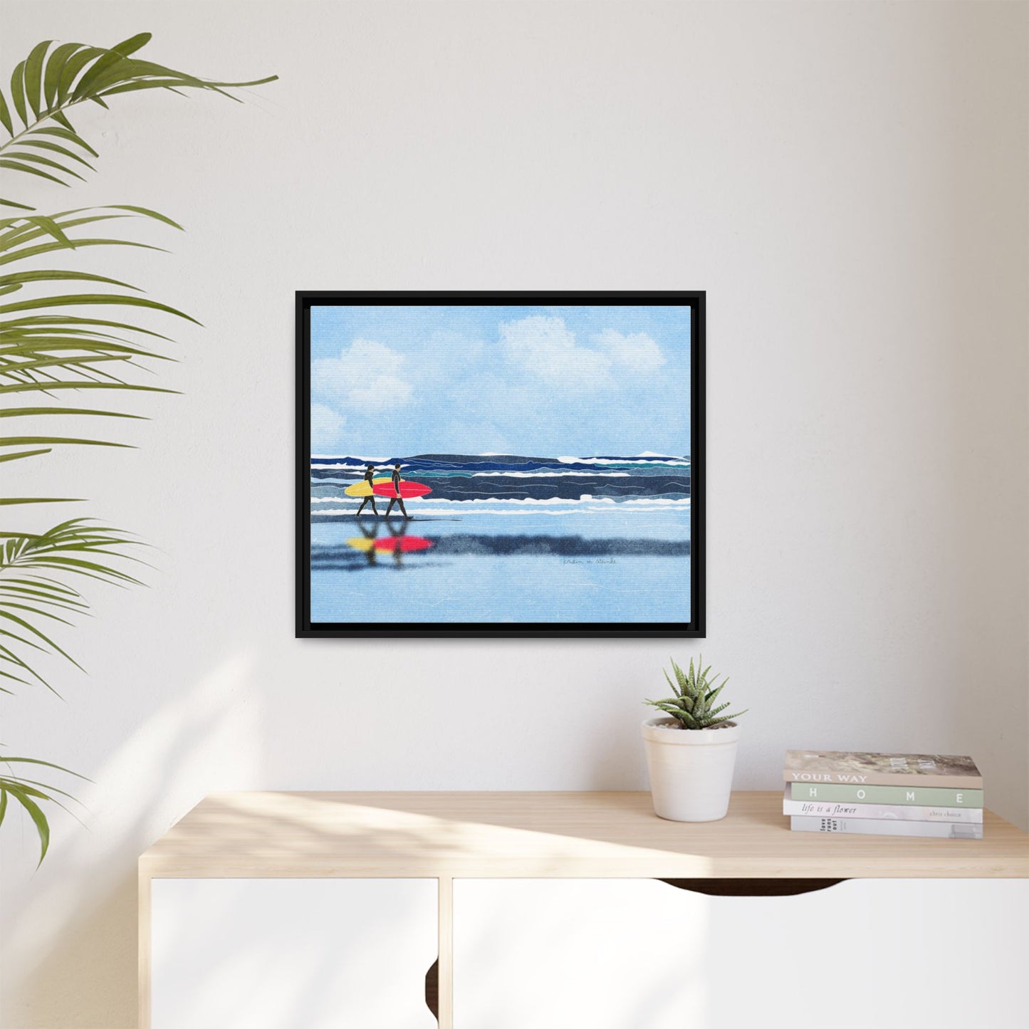 Canvas Print Surfers Wall Art