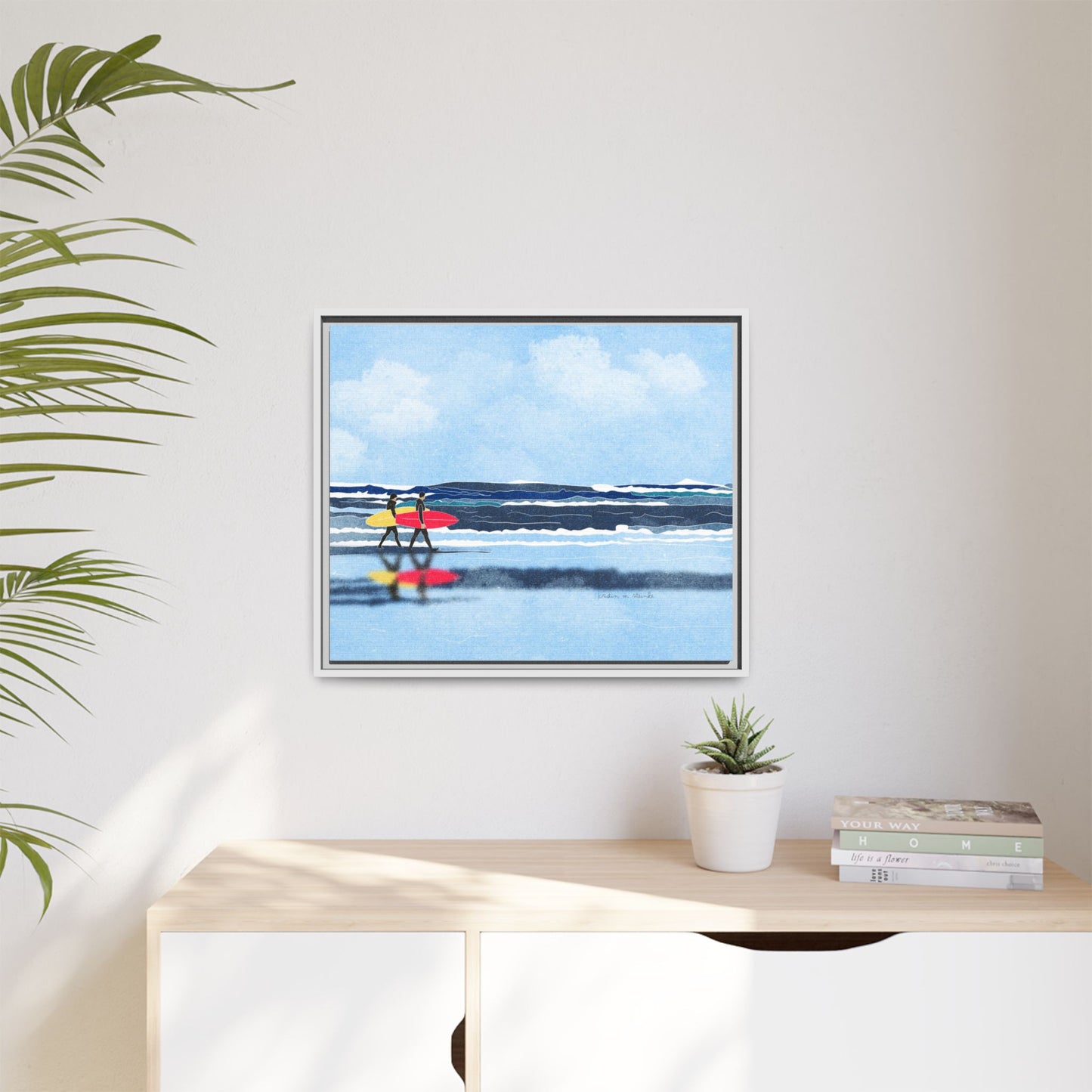 Canvas Print Surfers Wall Art