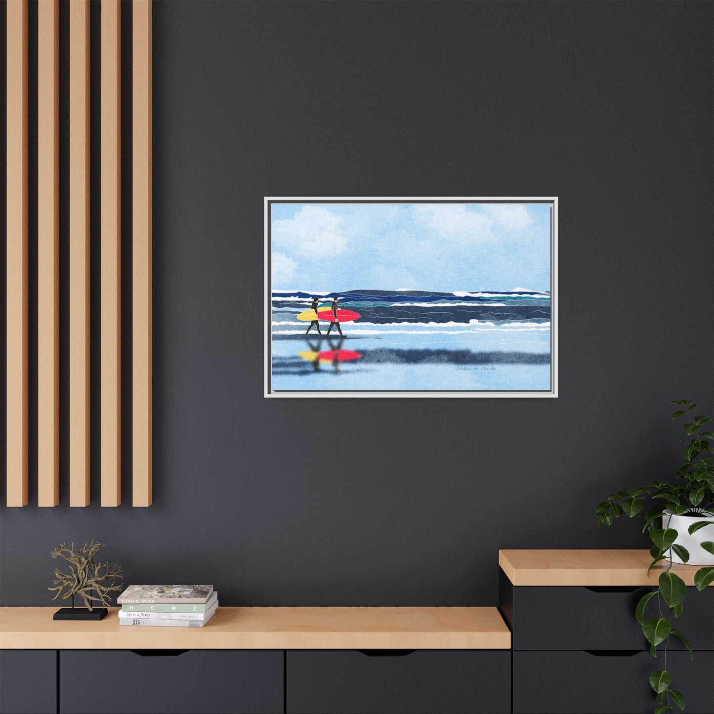 Canvas Print Surfers Wall Art