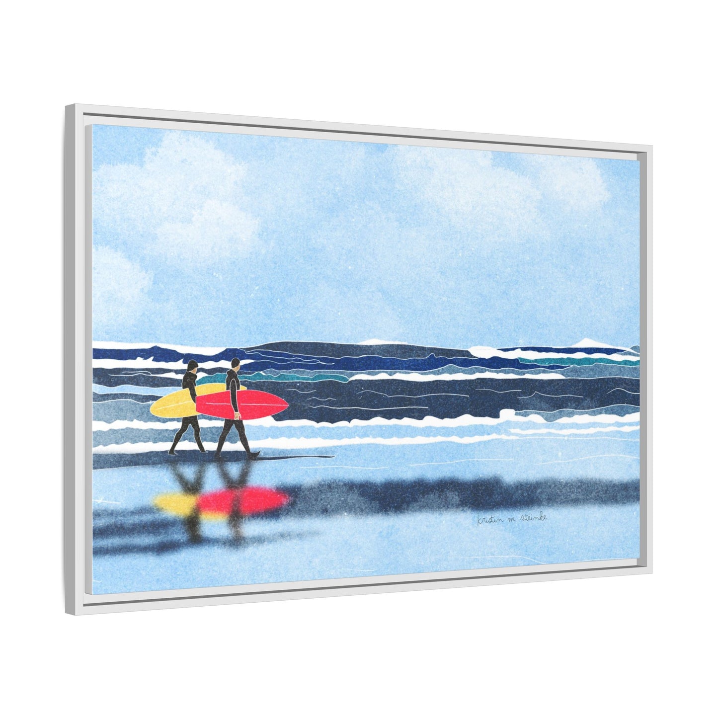 Canvas Print Surfers Wall Art